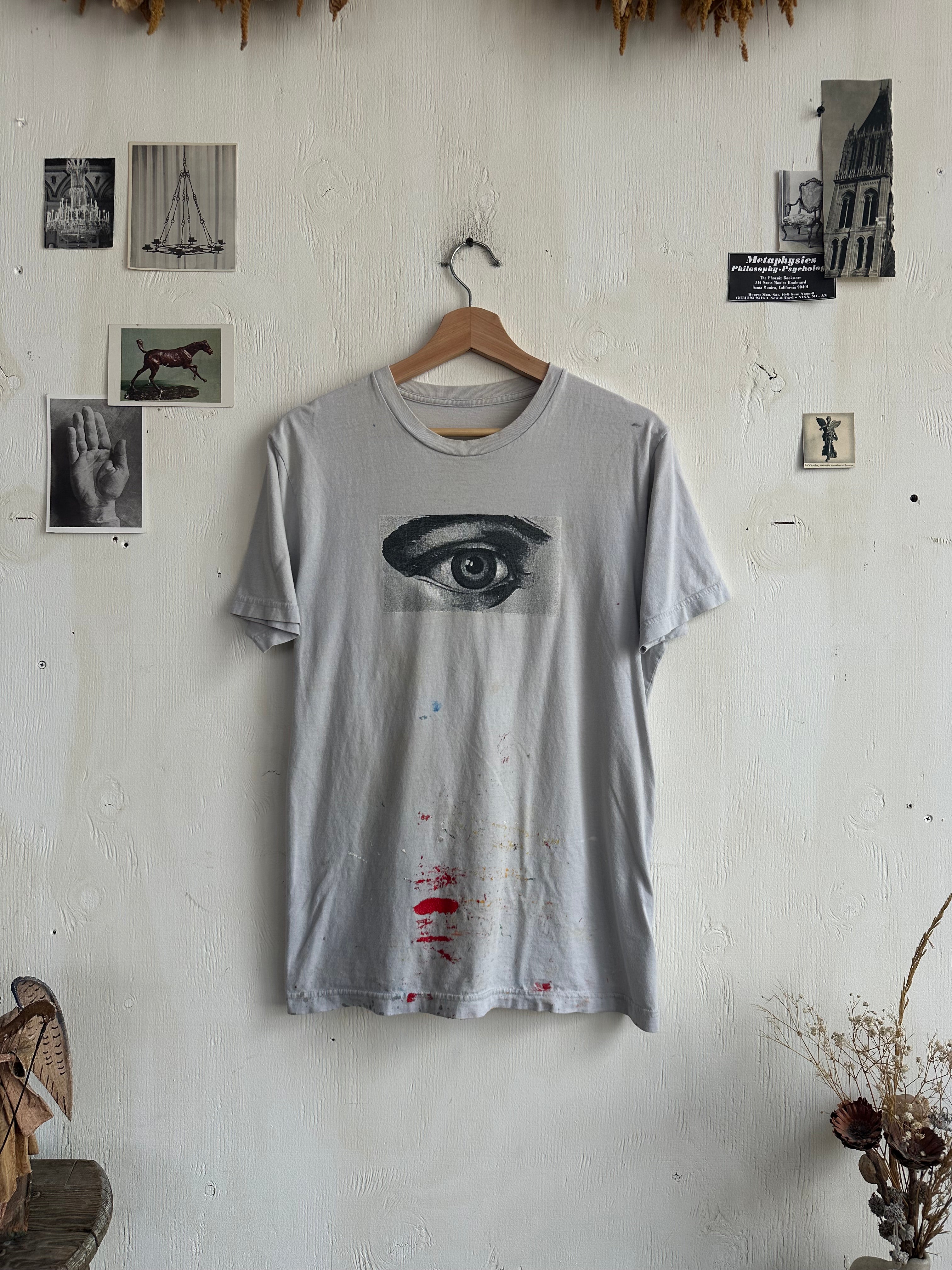 2000s Paint Splattered Boston Spaceships Tee (M)