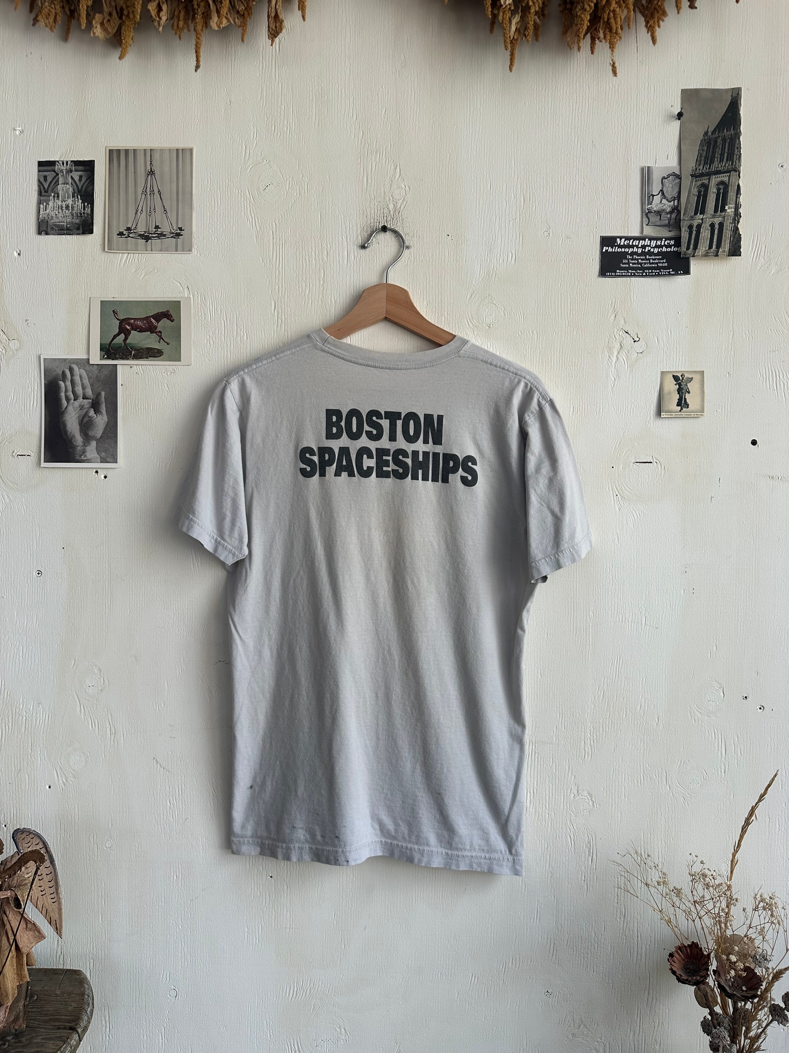 2000s Paint Splattered Boston Spaceships Tee (M)