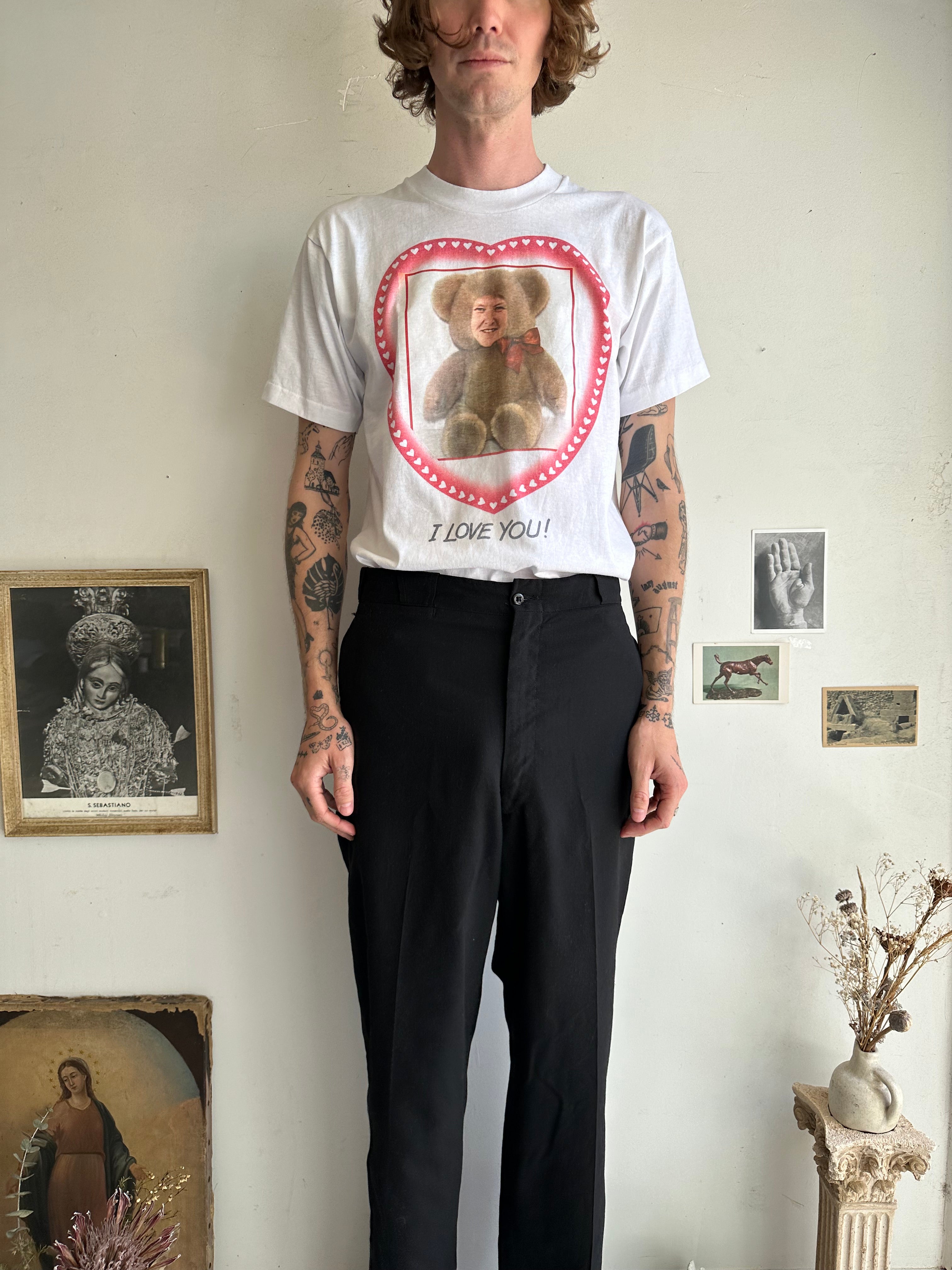 1980s Homemade "I Love You" Tee (M/L)