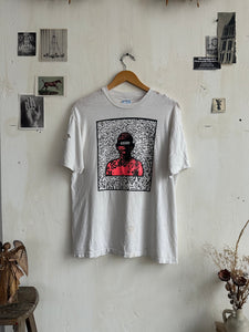 1990s Thrashed 'Heavens Gate Leader' Gracious Shades Industrial BandT-Shirt (L/XL)