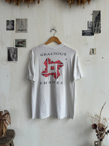 1990s Thrashed 'Heavens Gate Leader' Gracious Shades Industrial BandT-Shirt (L/XL)