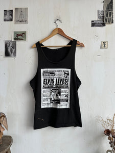 1990s World Weekly News Elvis Lives Tank Top (XL)