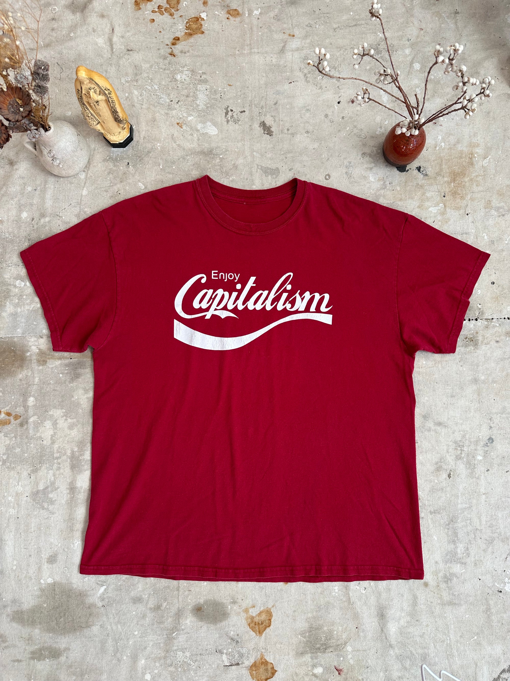 2000s Enjoy Capitalism T-Shirt