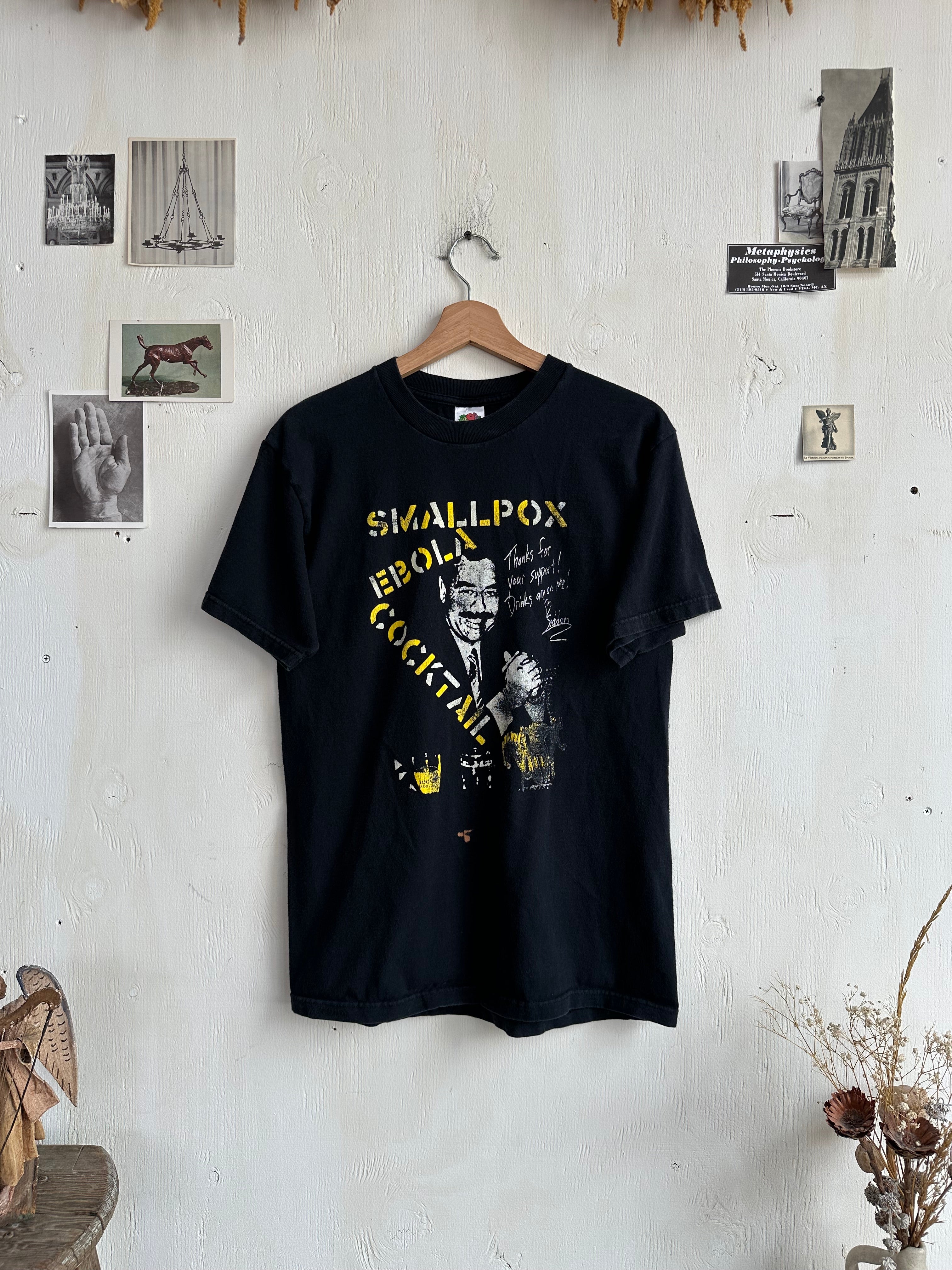 1990s Narcoleptic Youth Punk 'Smallpox Ebola Cocktail' Tee (M/L)
