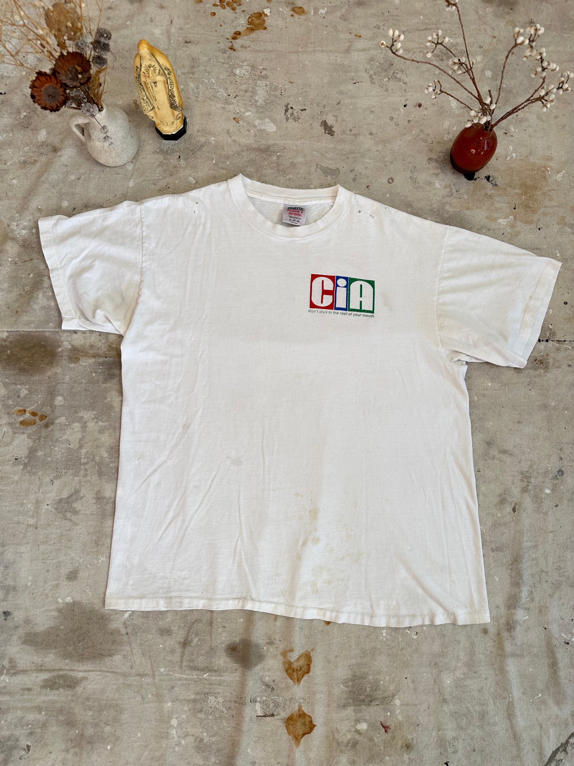 1990s Thrashed CIA Skate T-Shirt