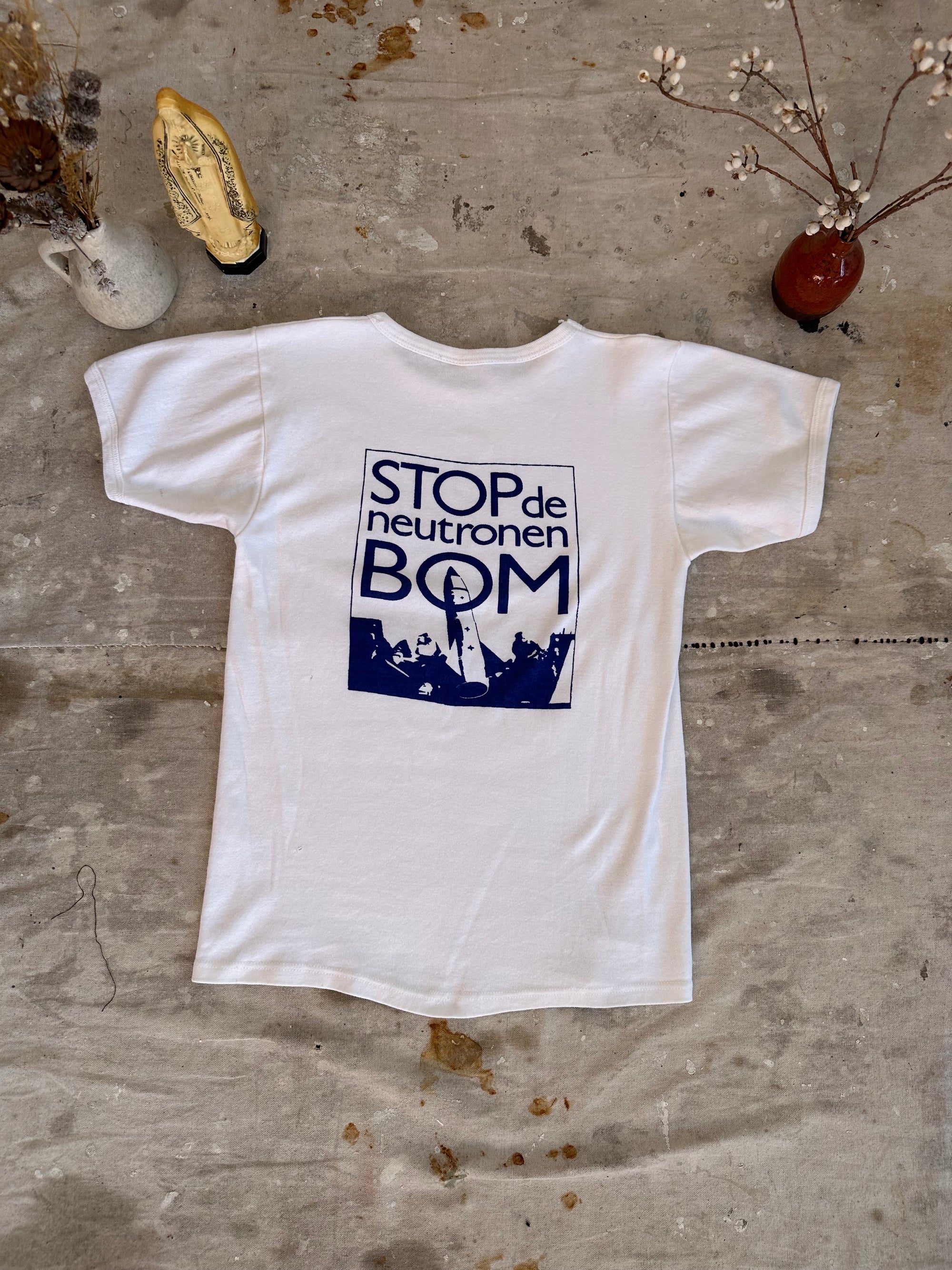 2000s Stop the Neutron Bomb T-Shirt