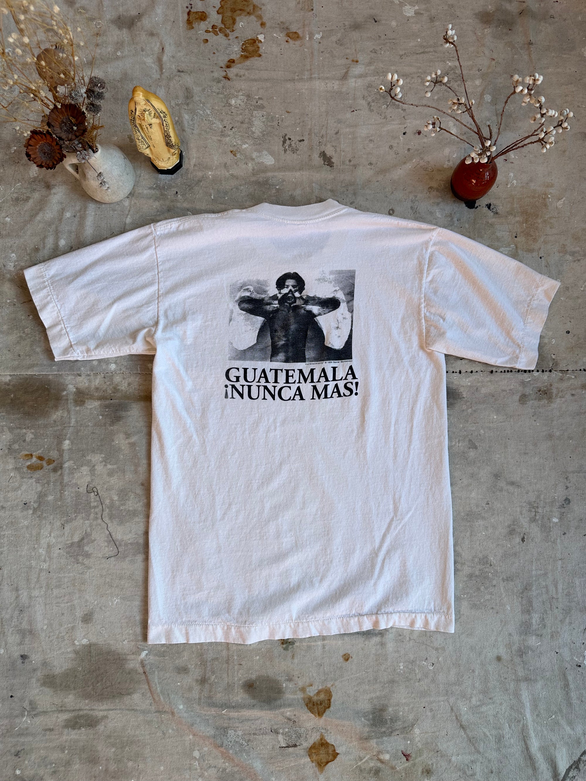 1998 Guatemala Nunca Mas! Tee