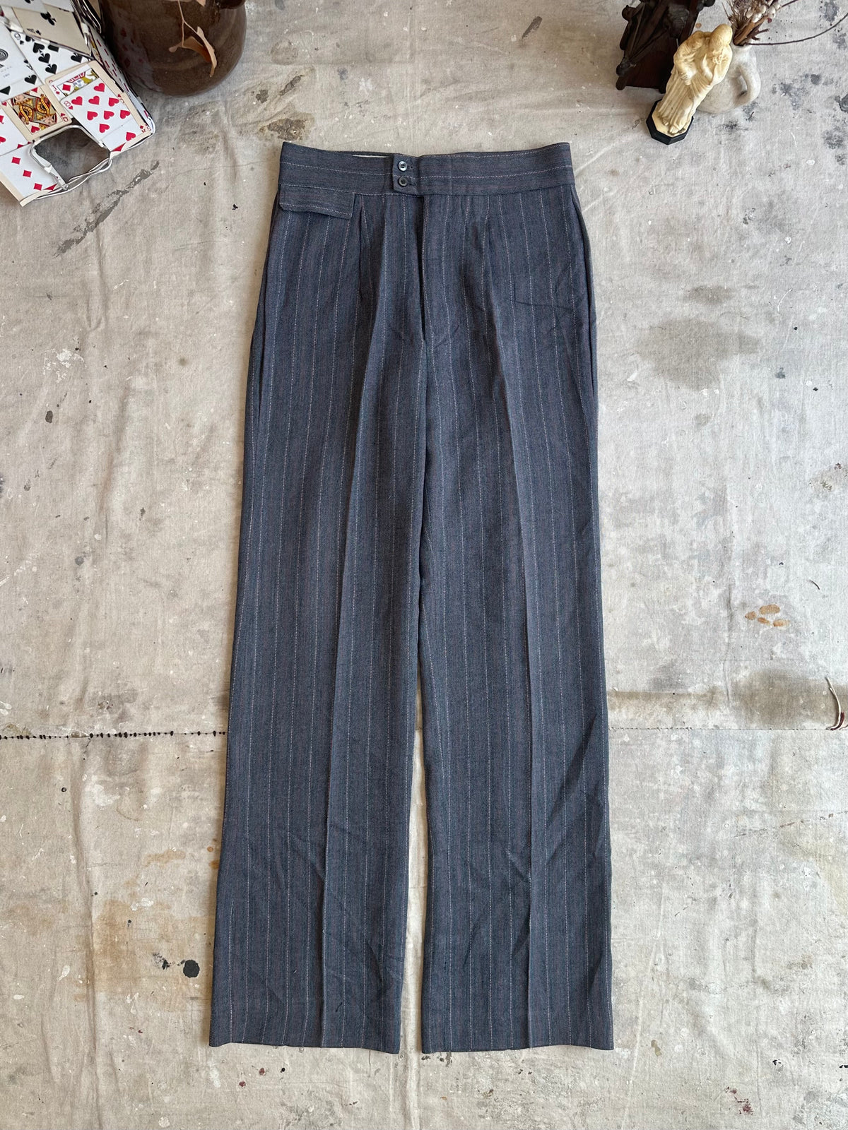 1960s Striped Trousers
