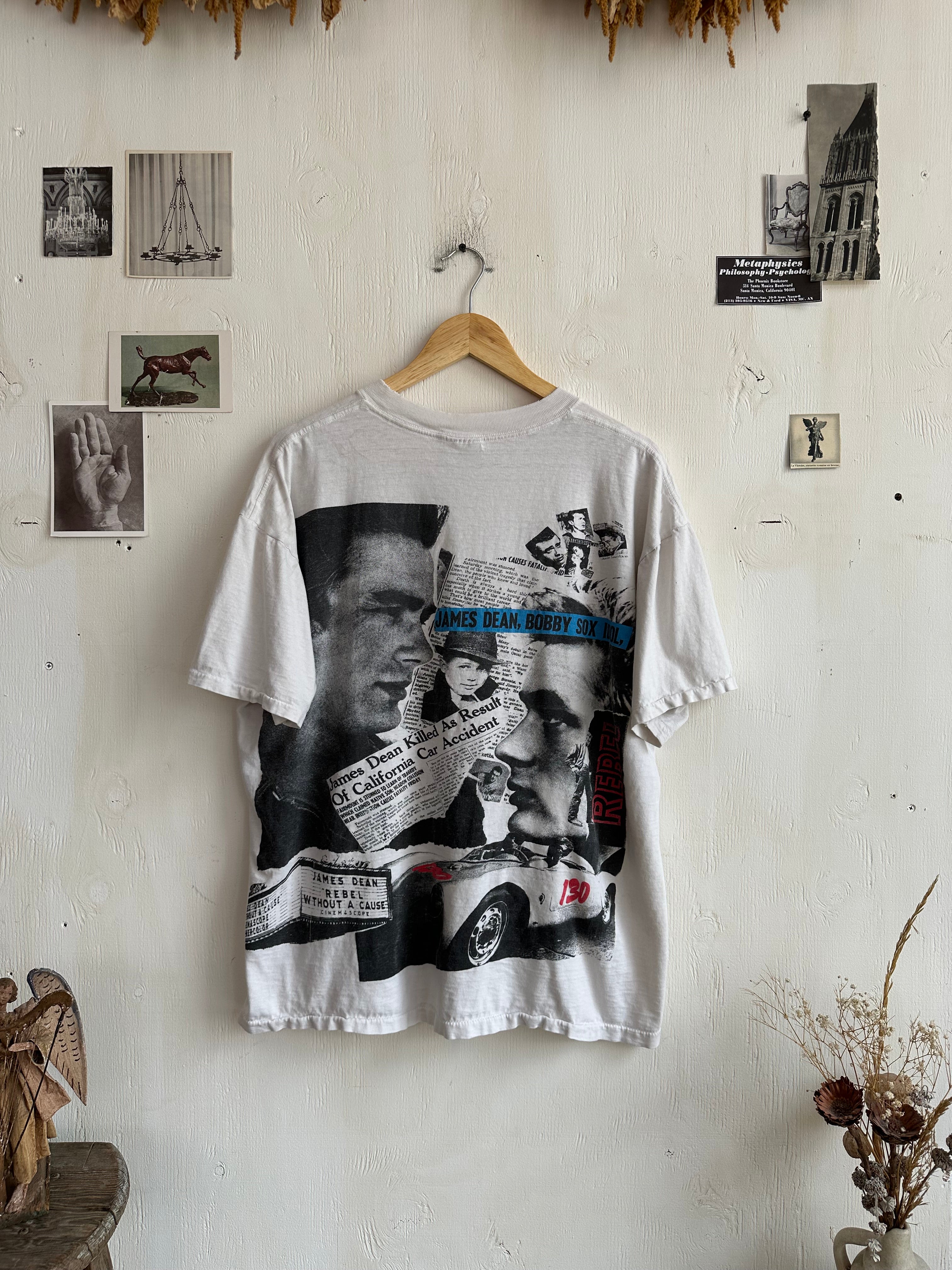 1980s Thrashed James Dean AOP Tee (Boxy XL)