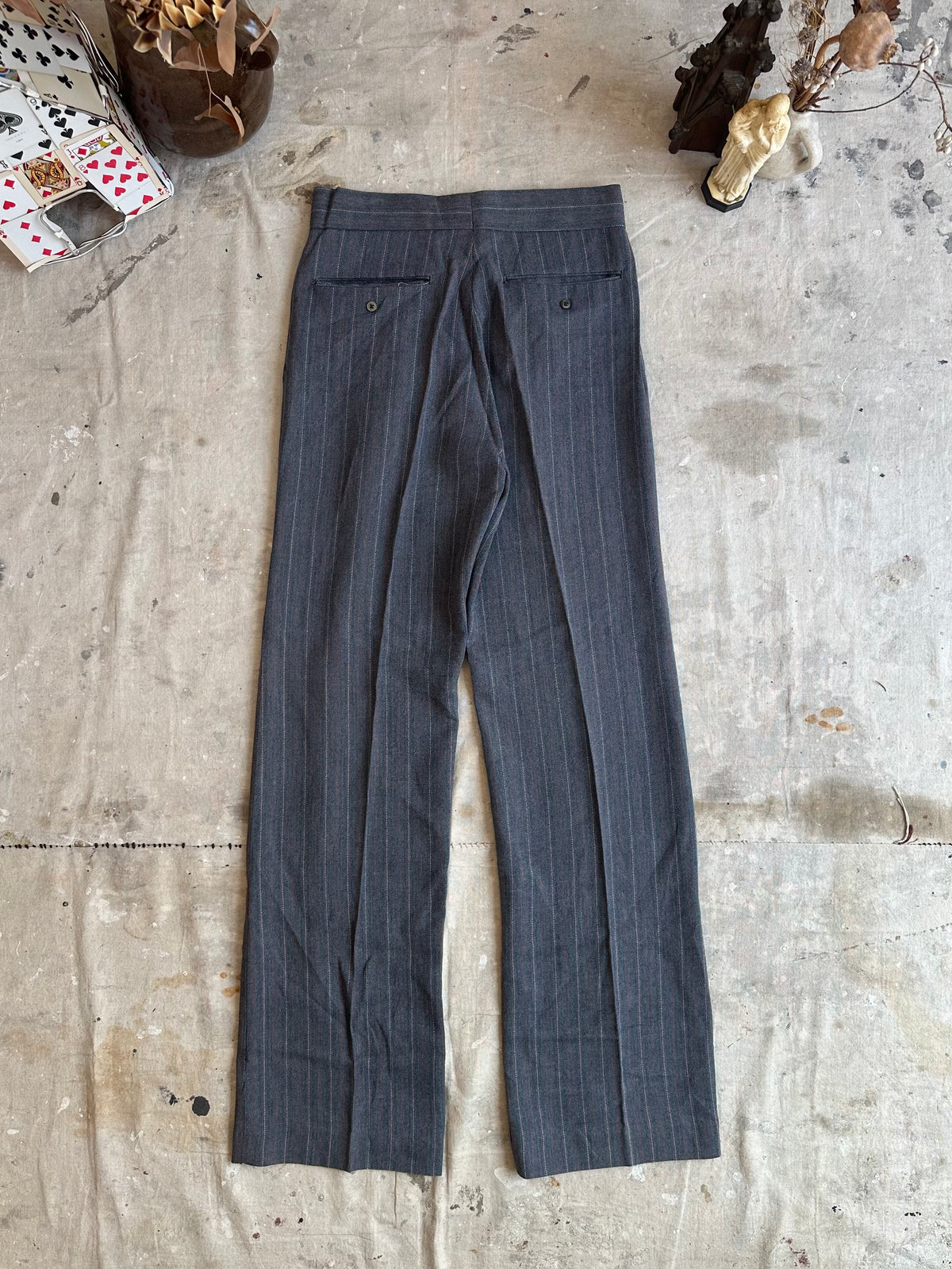 1960s Striped Trousers