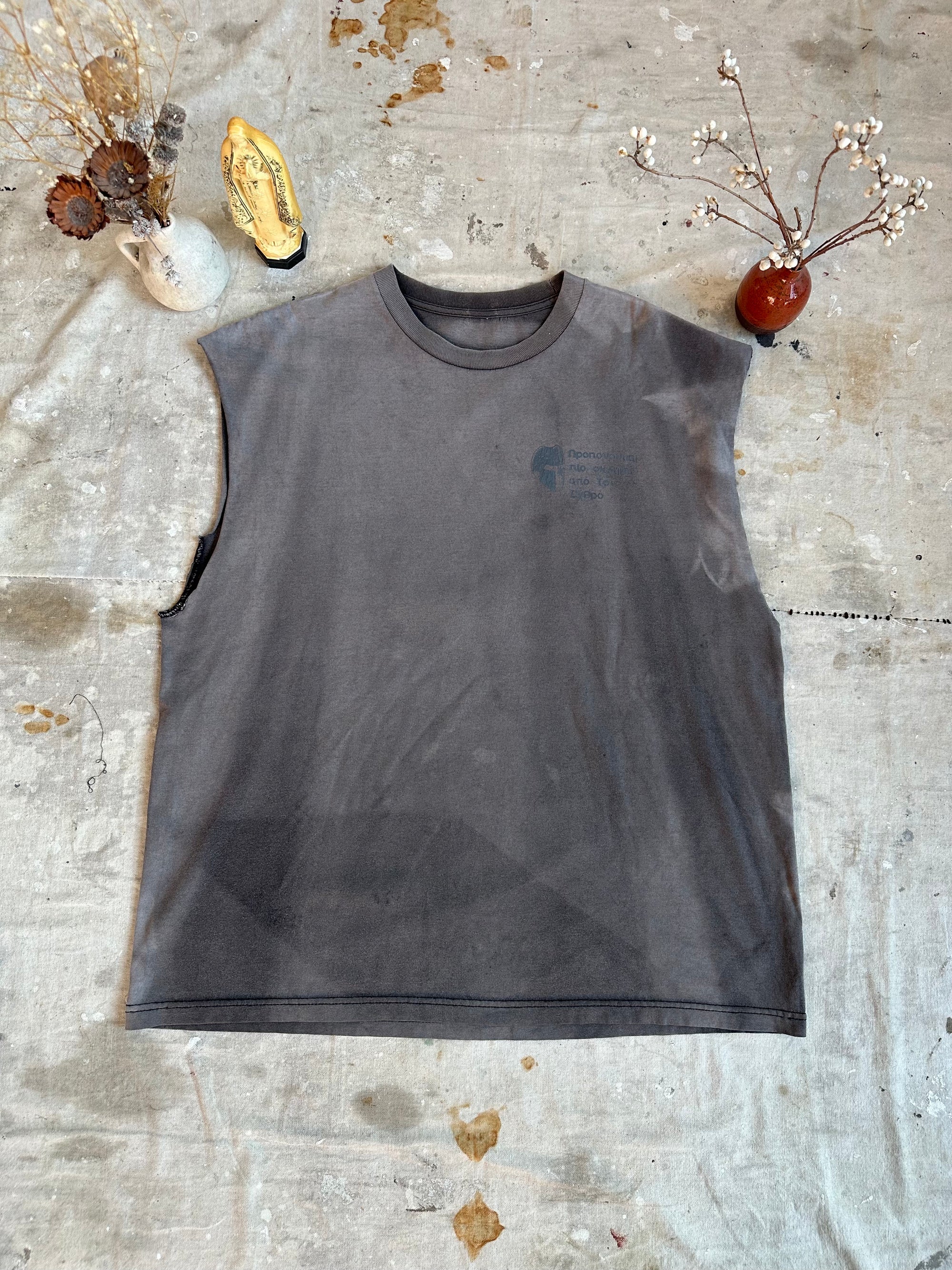 1990s Faded Spartan Soldier Muscle Tee