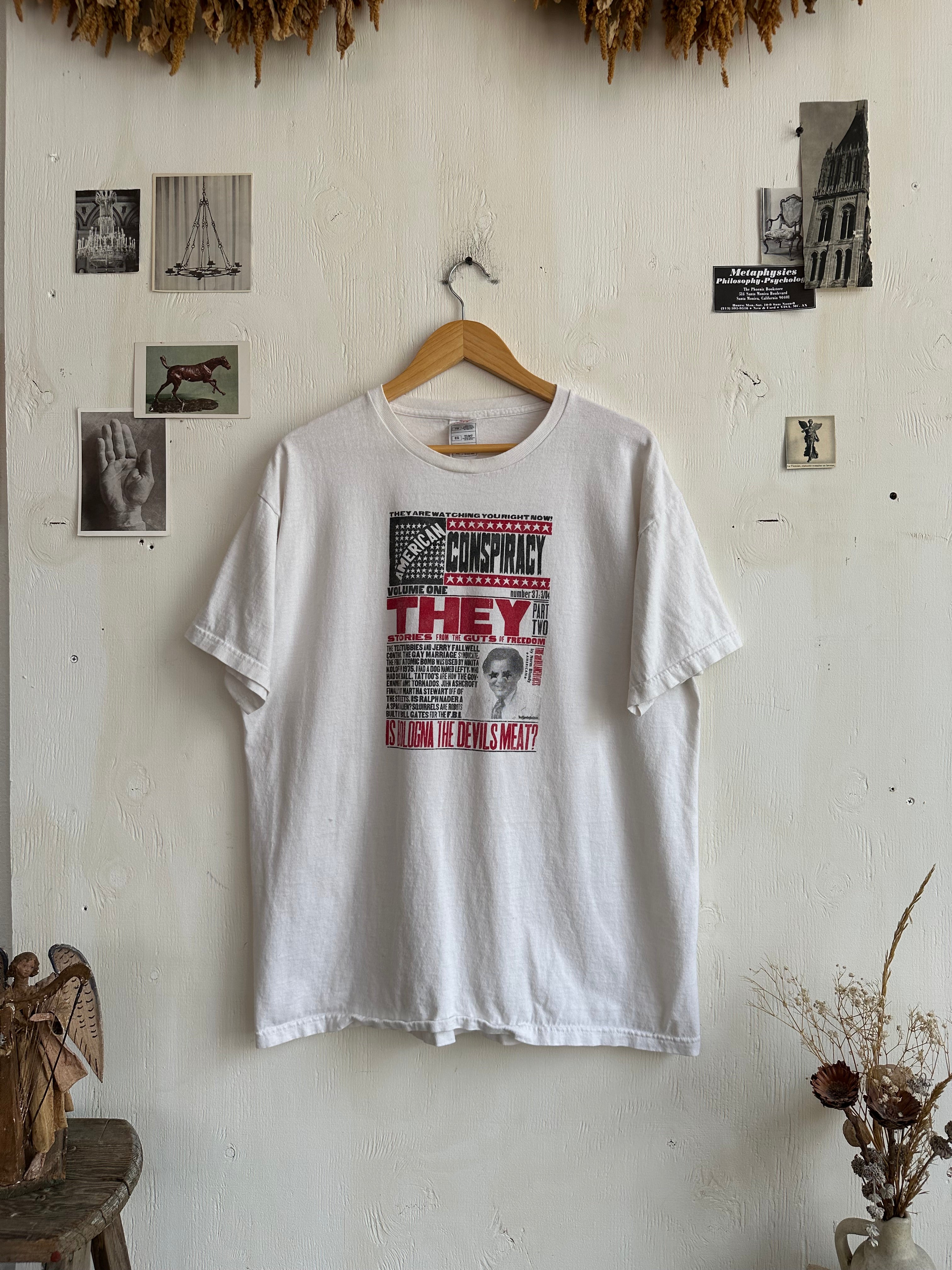 1990s American Conspiracy T-Shirt (XL)