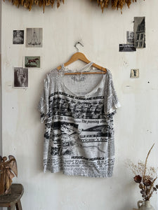 1990s Thrashed Hurricane AOP T-Shirt (Boxy XL)