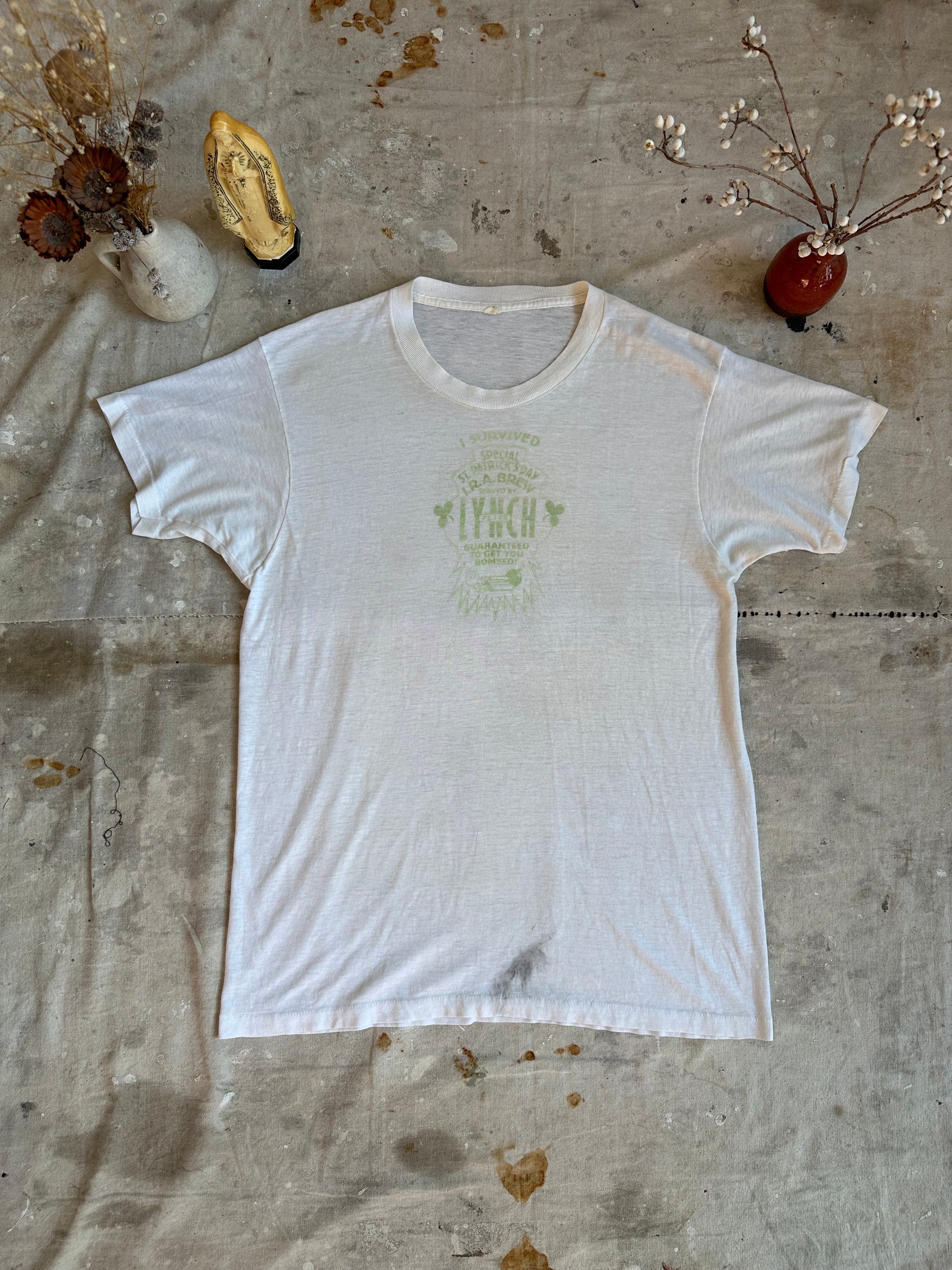 1980s Paper Thin St. Patrick’s IRA brew T-Shirt