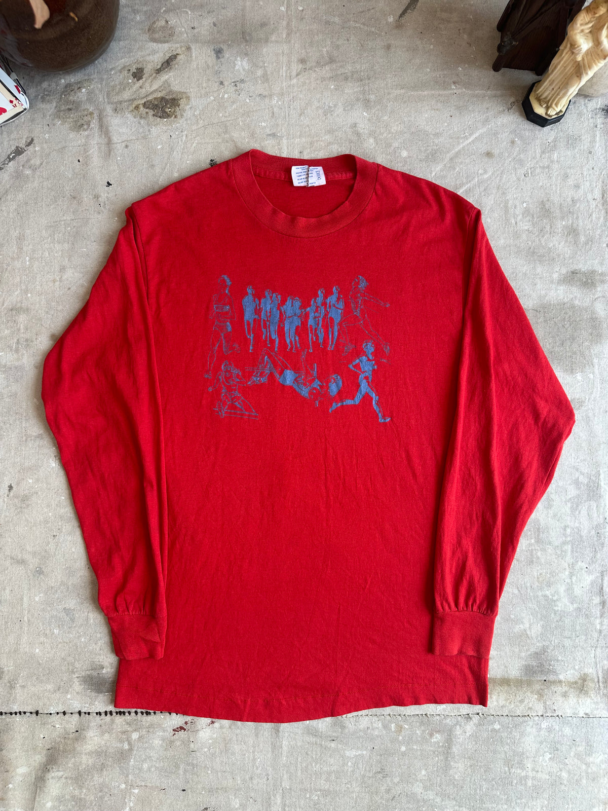1990s Girls Track and Field Long Sleeve