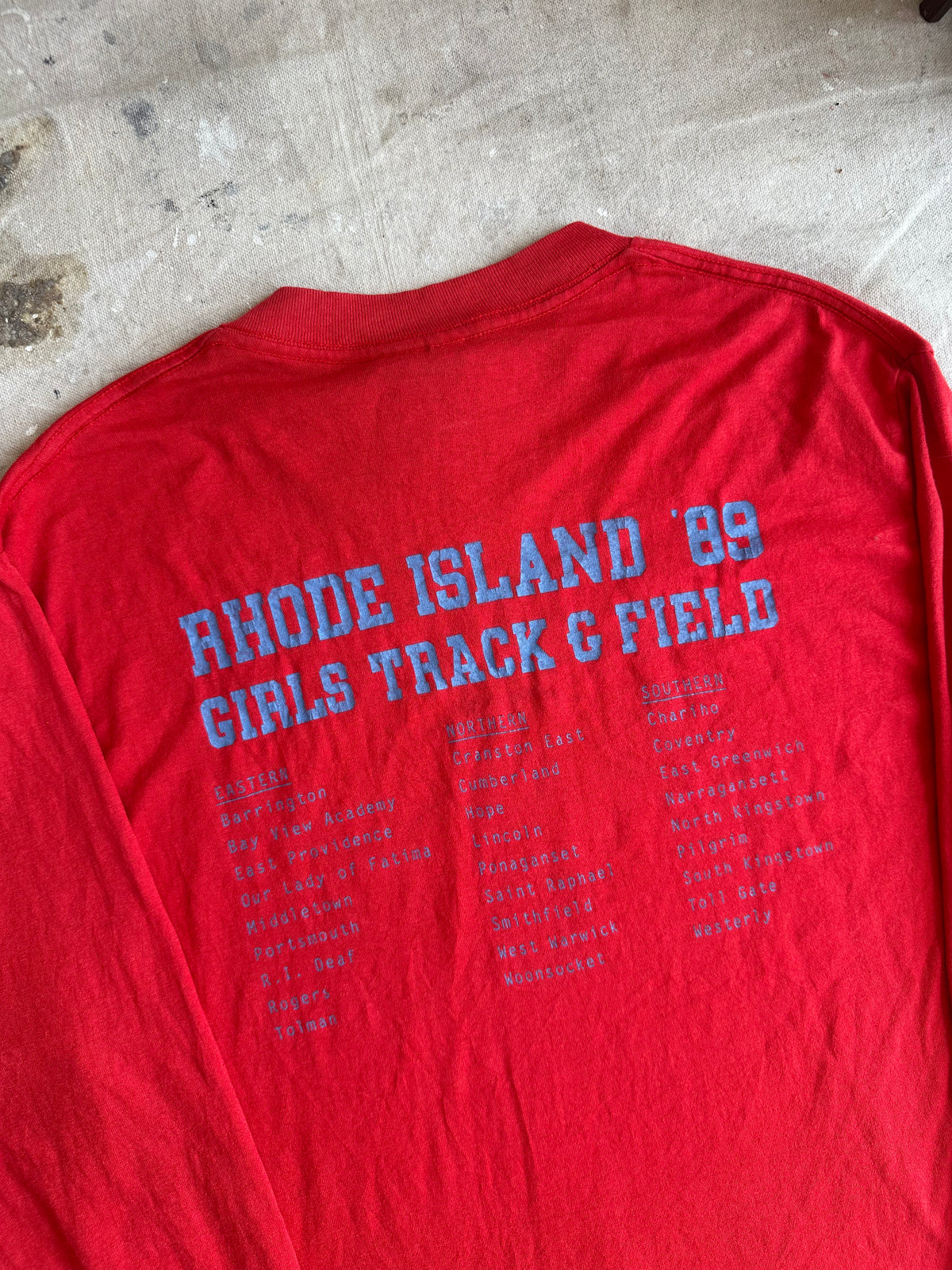1990s Girls Track and Field Long Sleeve