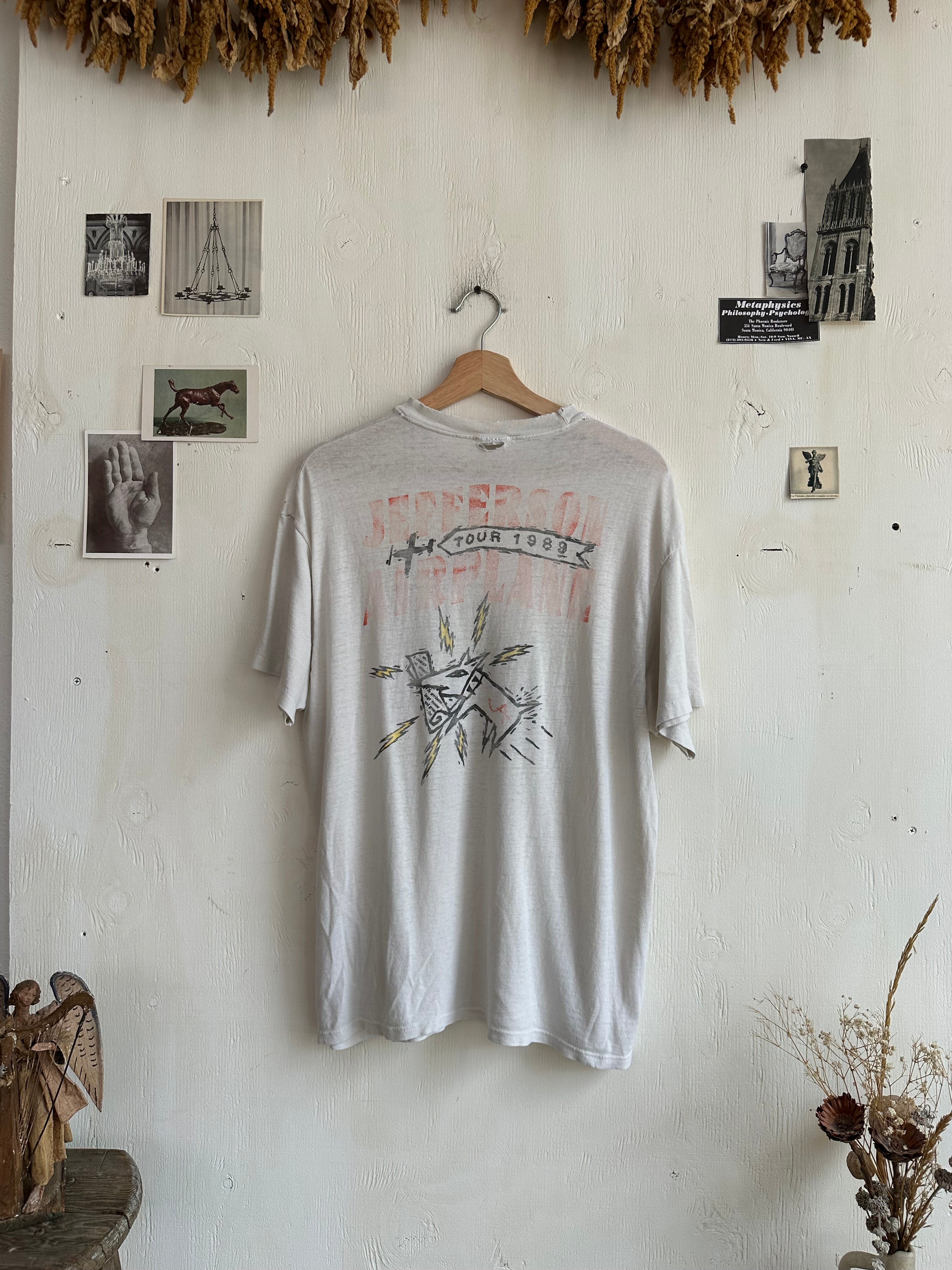 1990s Paper Thin Jefferson Airplane T-Shirt (L)