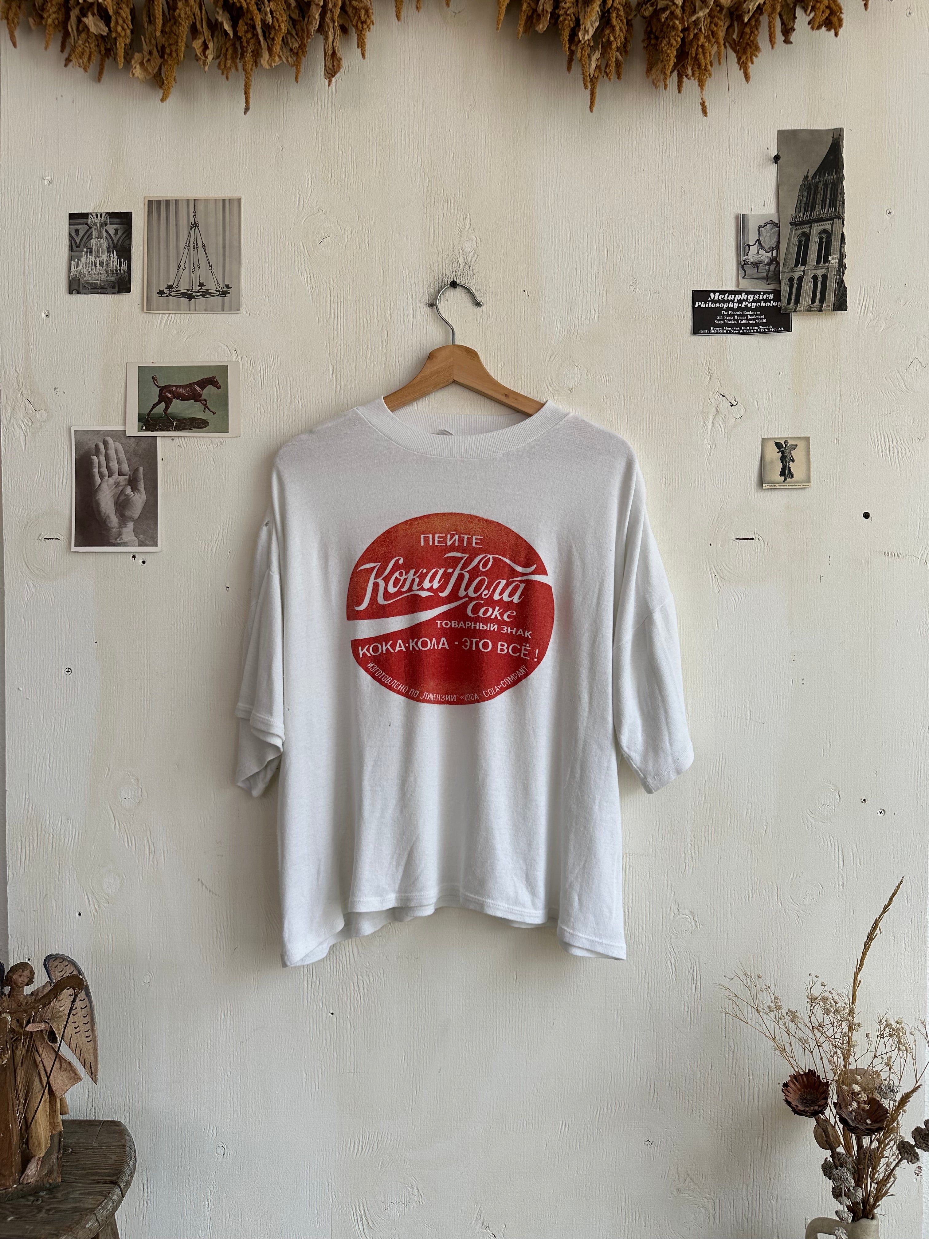 1980s Russian Coca-Cola T-Shirt (Boxy S/M)