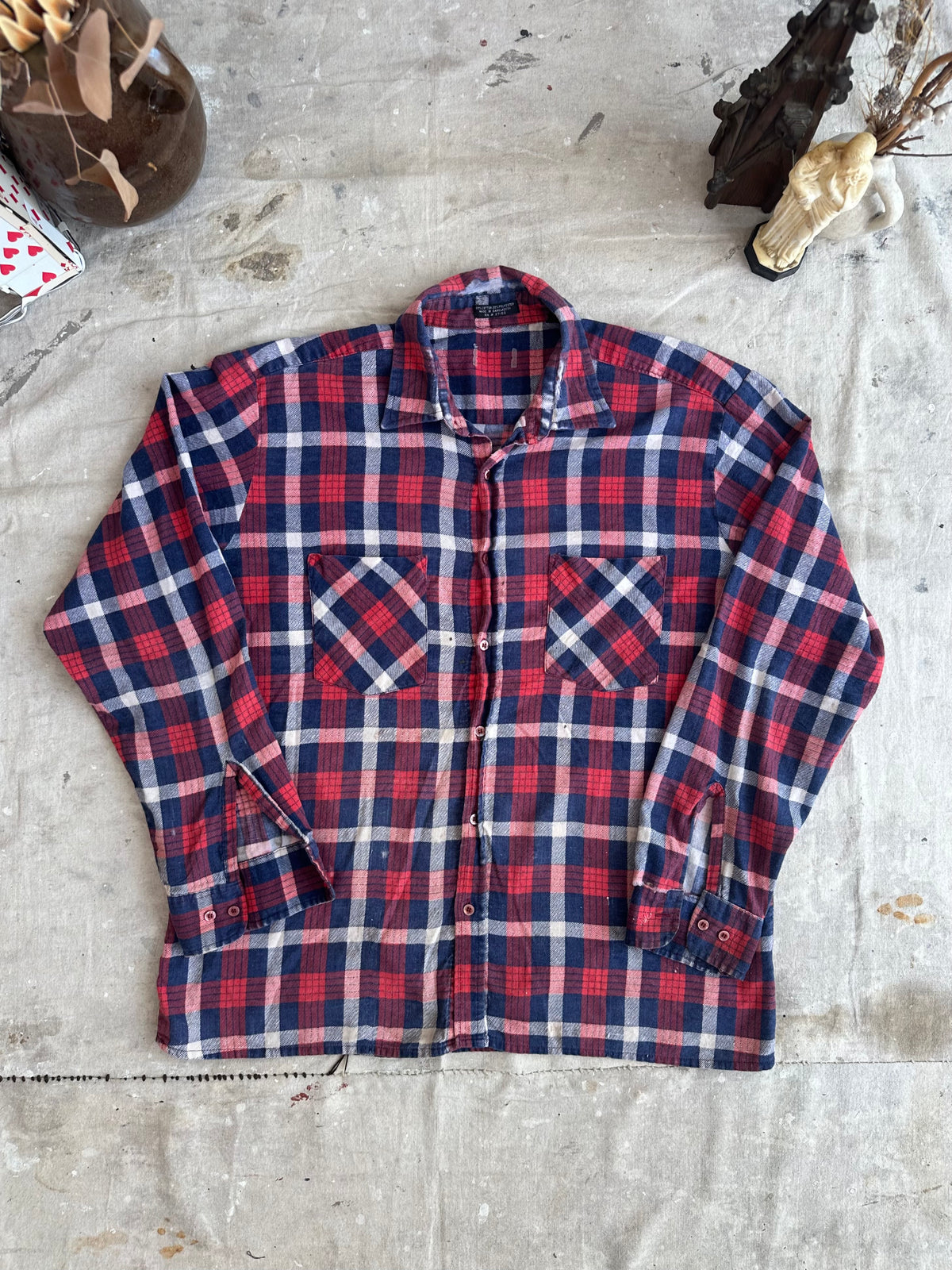 1980s Printed Flannel