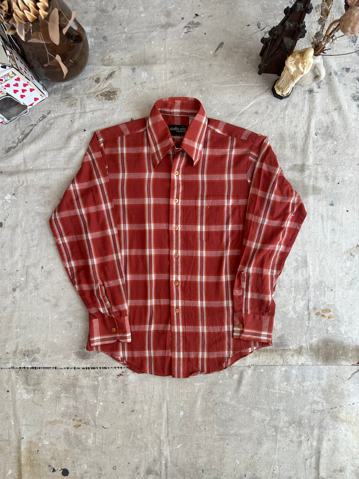 1980s Plaid Shirt