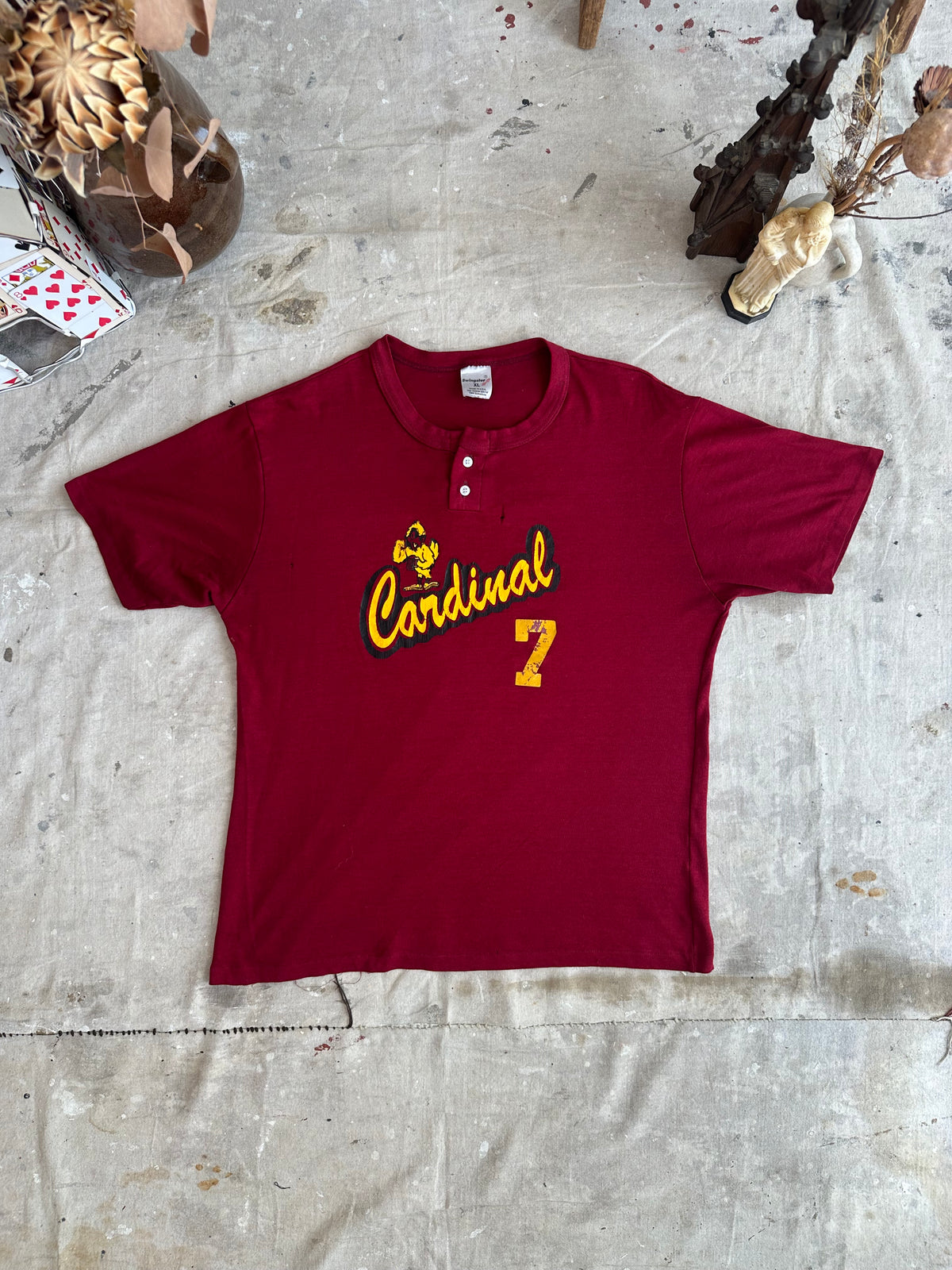 1980s Cardinals Henley