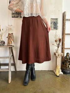 1950s Sunfaded Nylon Skirt (S)