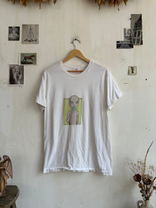 1980s Faded Grey Alien T-Shirt (M/L)