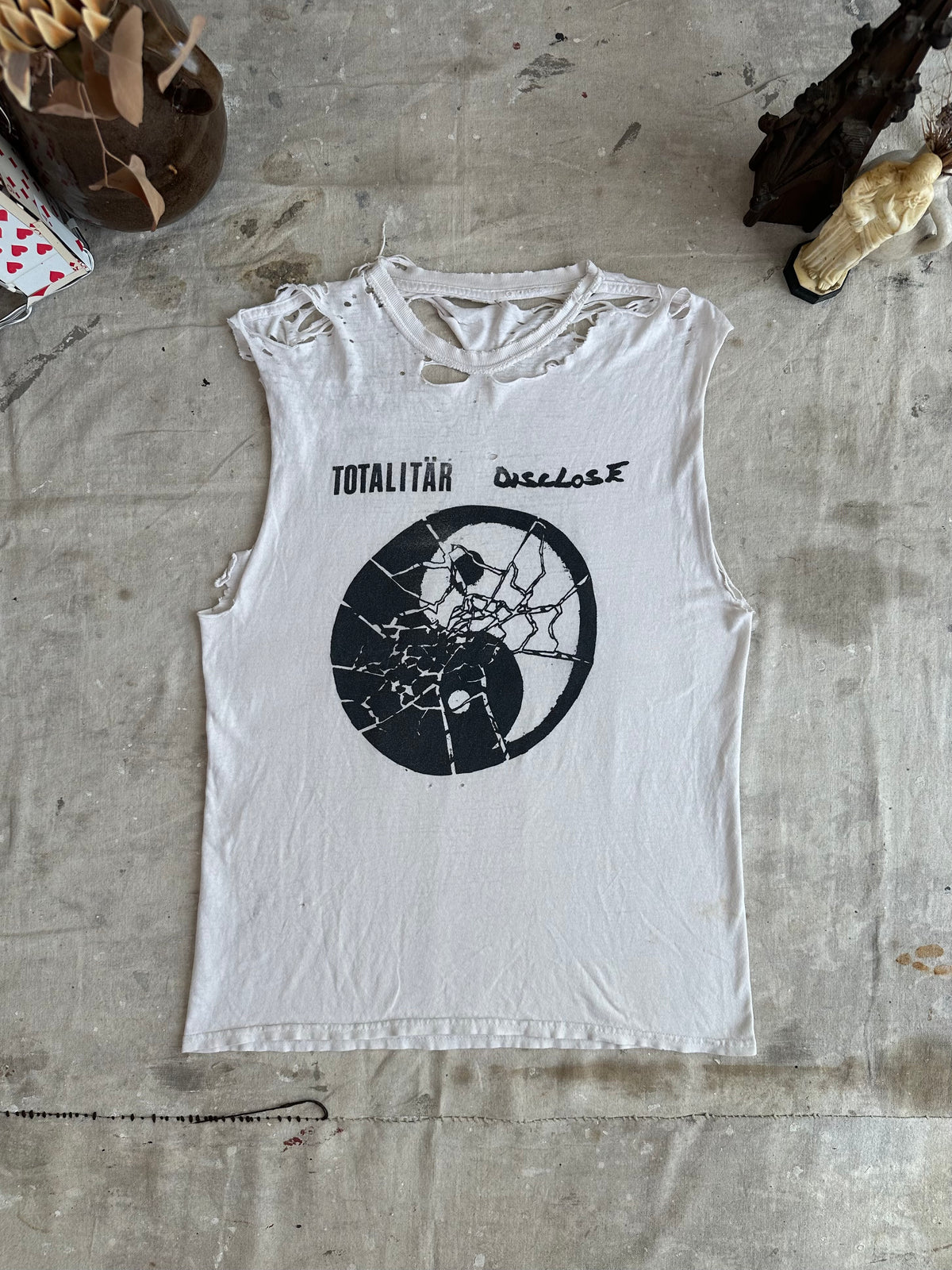 1990s Thrashed Totalitar Disclose Split Muscle tee