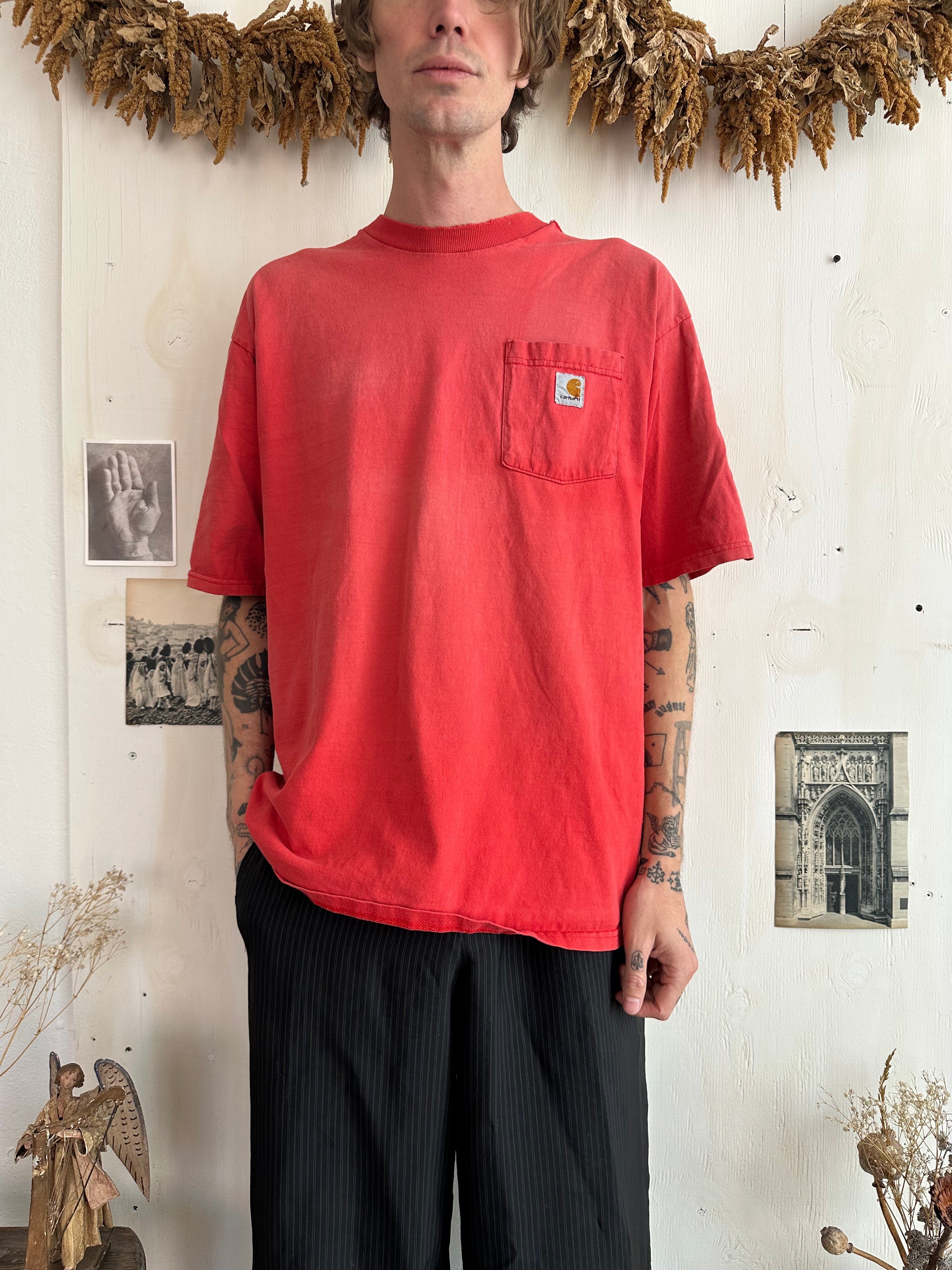 1990s Sun Faded Carhartt Tee (Boxy XL)