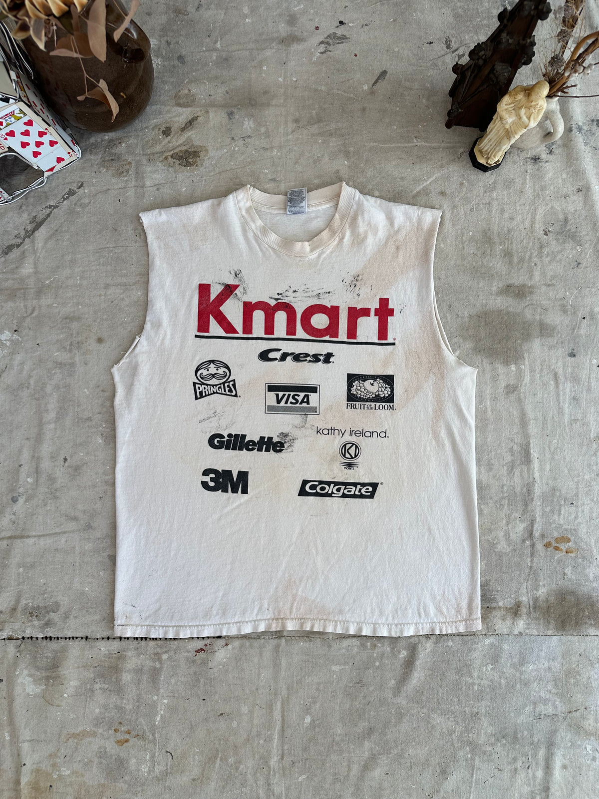 1990s Thrashed Kids Race Against Drugs Muscle Tee