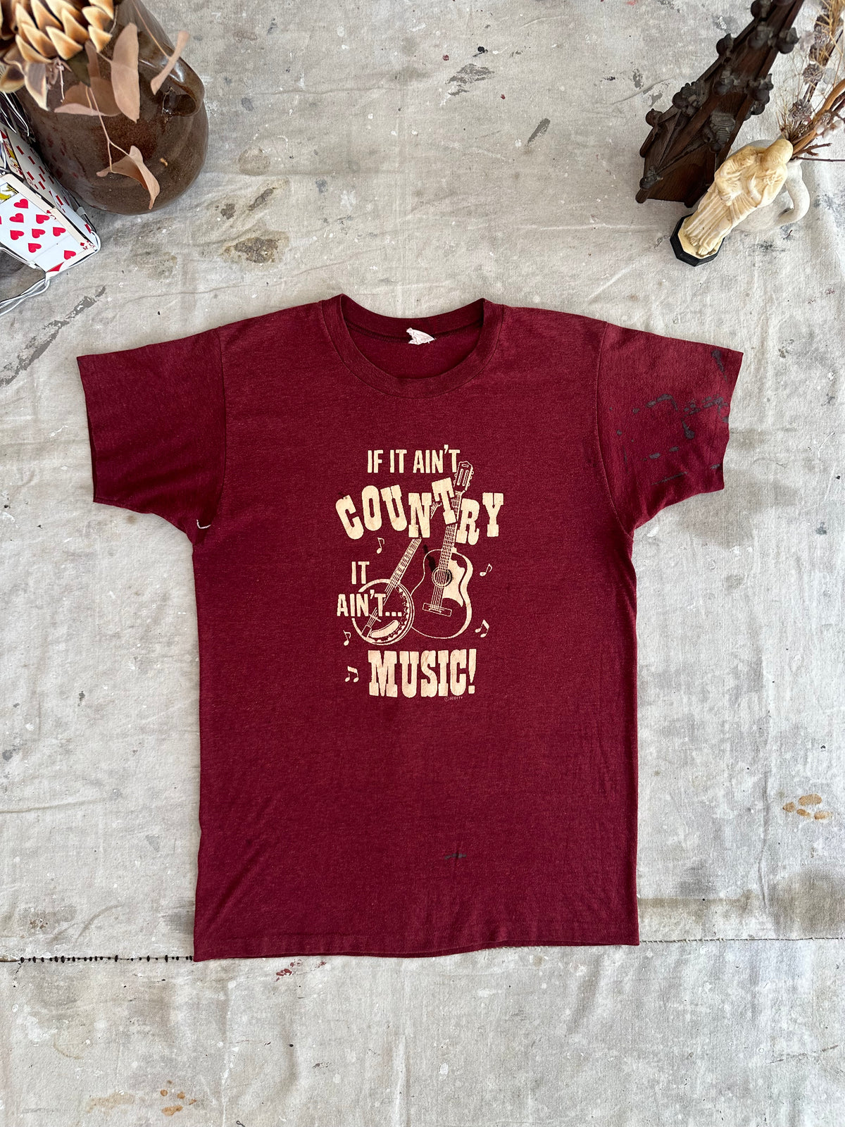1970s If It Ain’t Country It Ain’t Music Tee