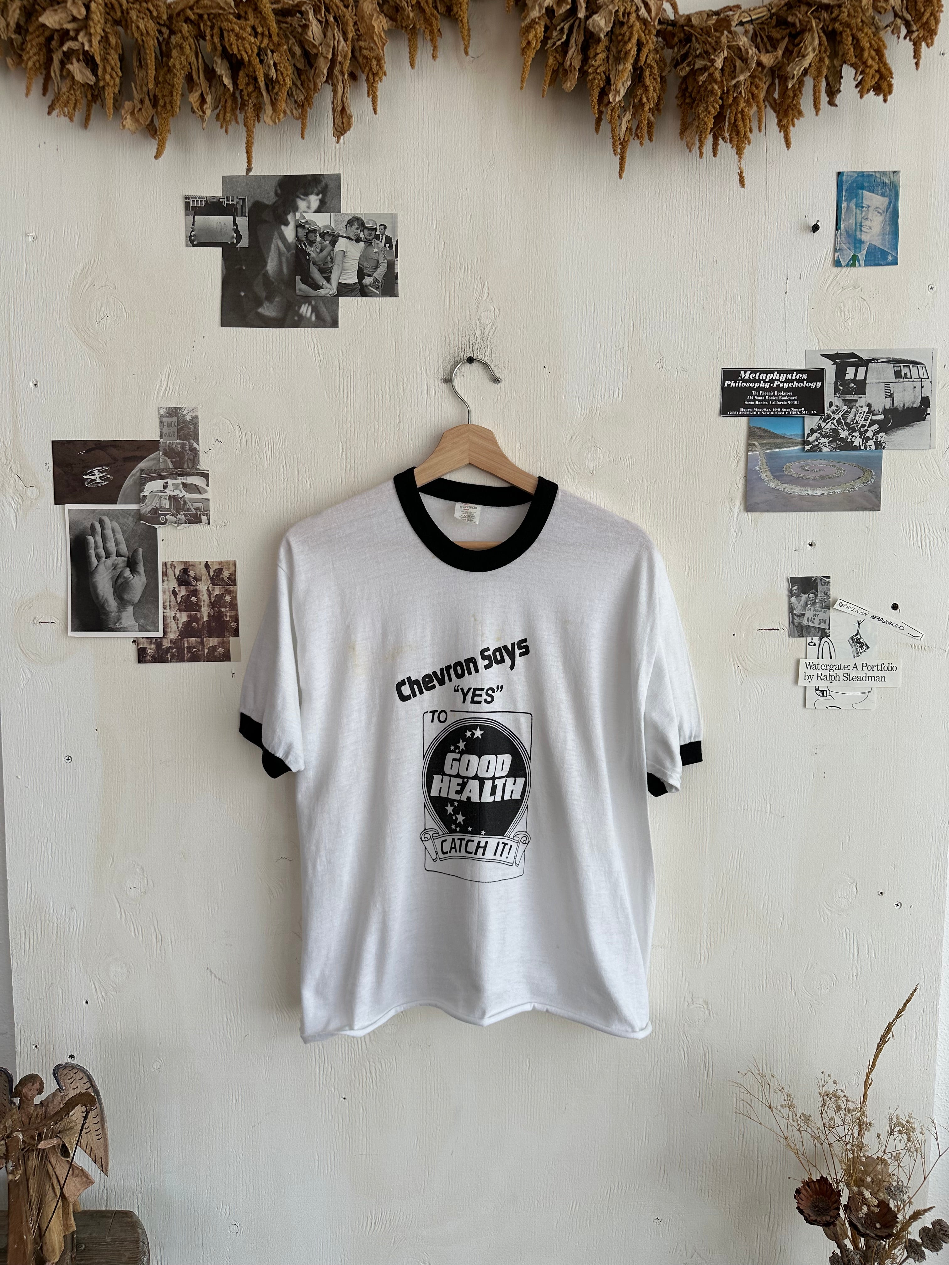 1990s Chevron Says T-Shirt (Boxy S/M)