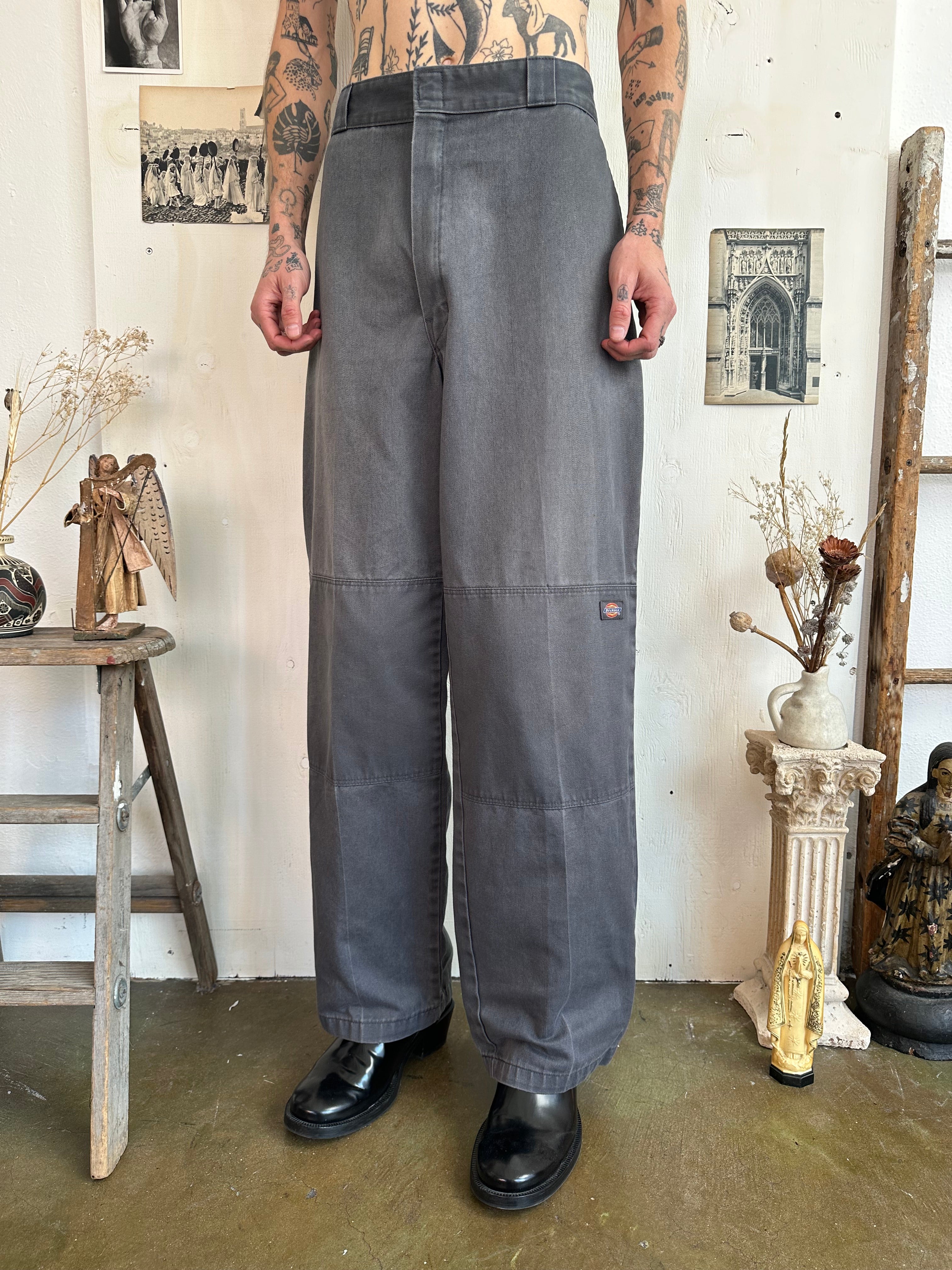 1990s Well-Worn Baggy Double Knee Dickies (37/32)