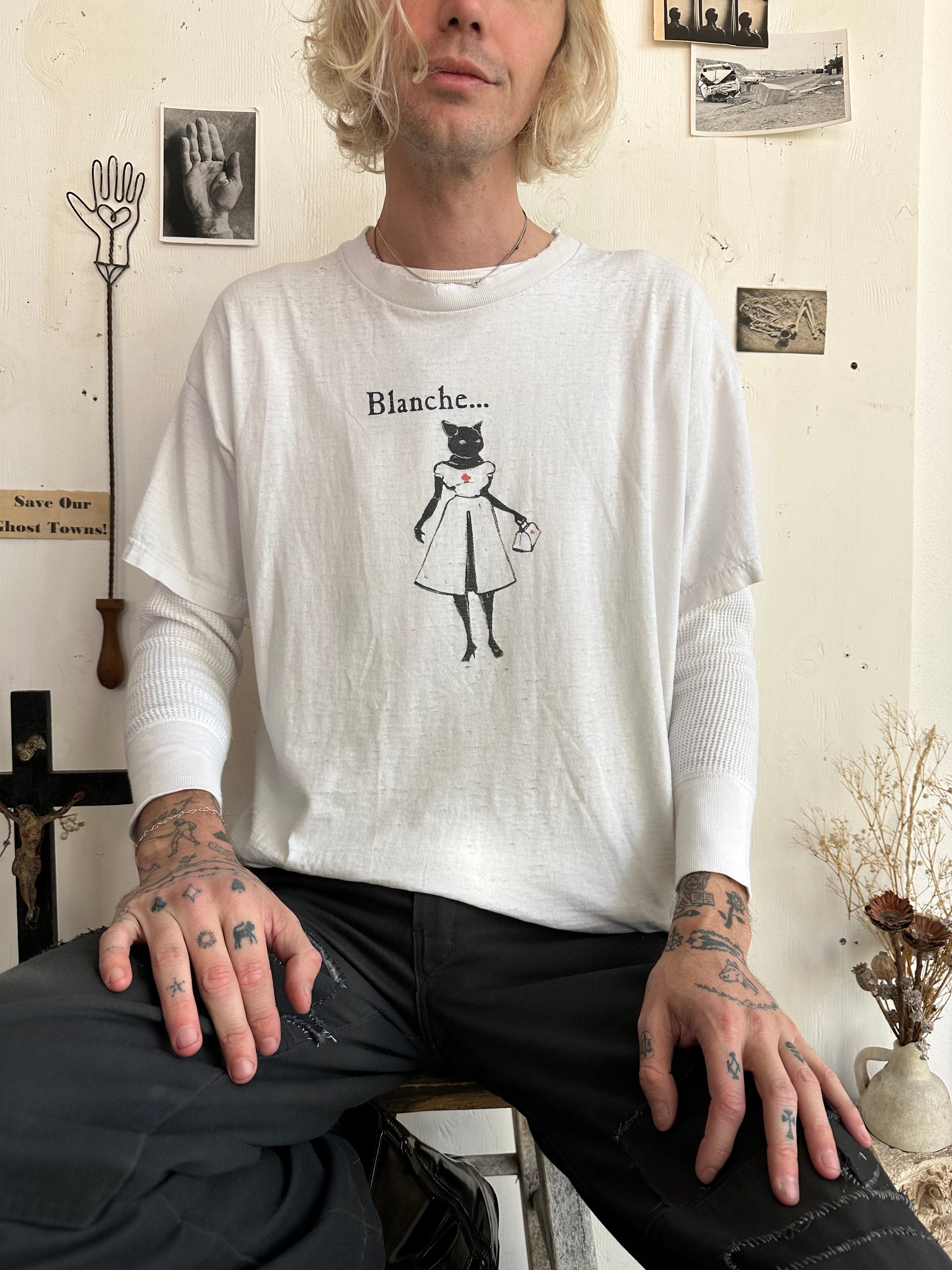 1990s Paper Thin Blanche Tee