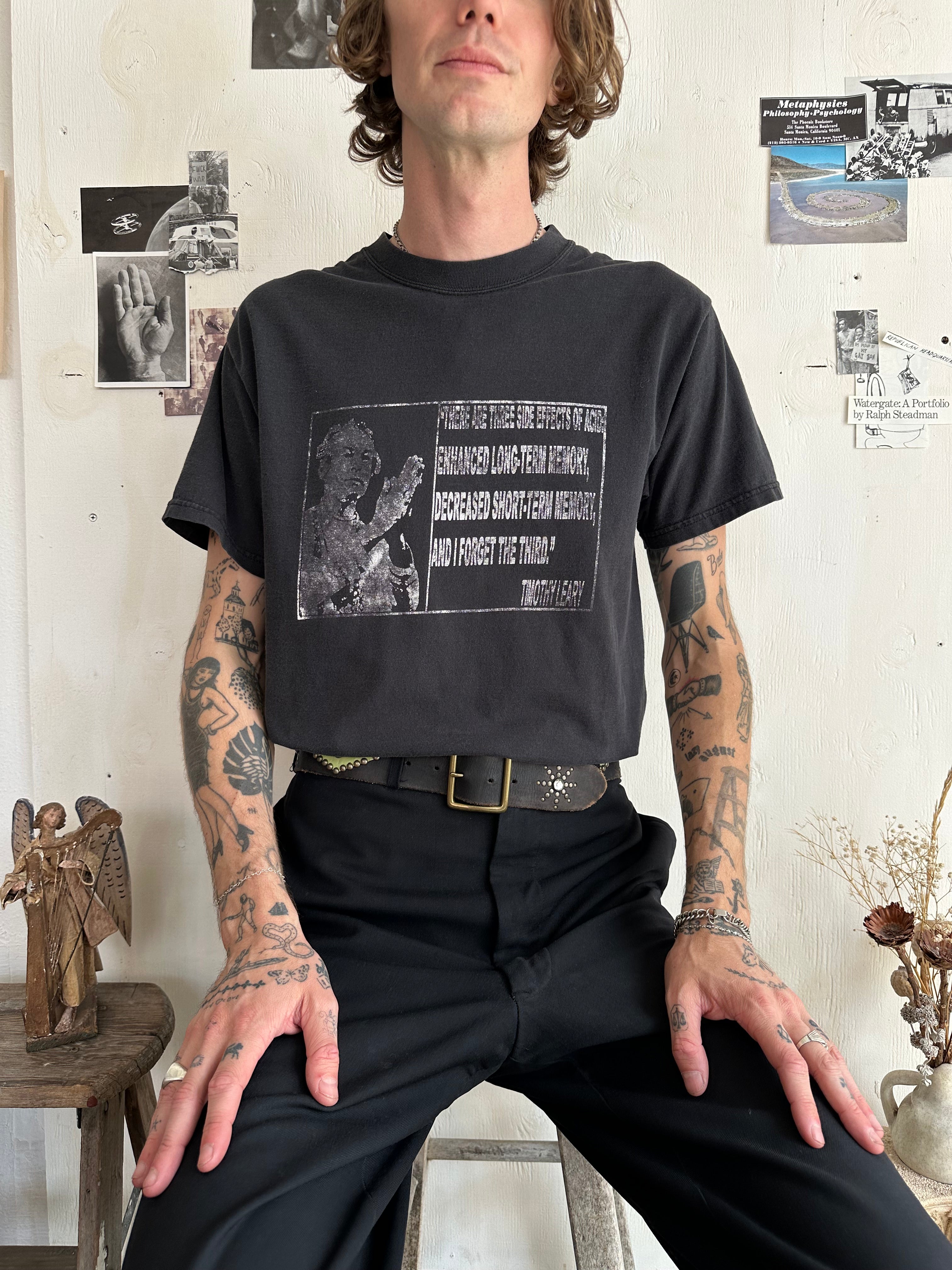 1990s Faded Timothy Leary T-Shirt (M/L)