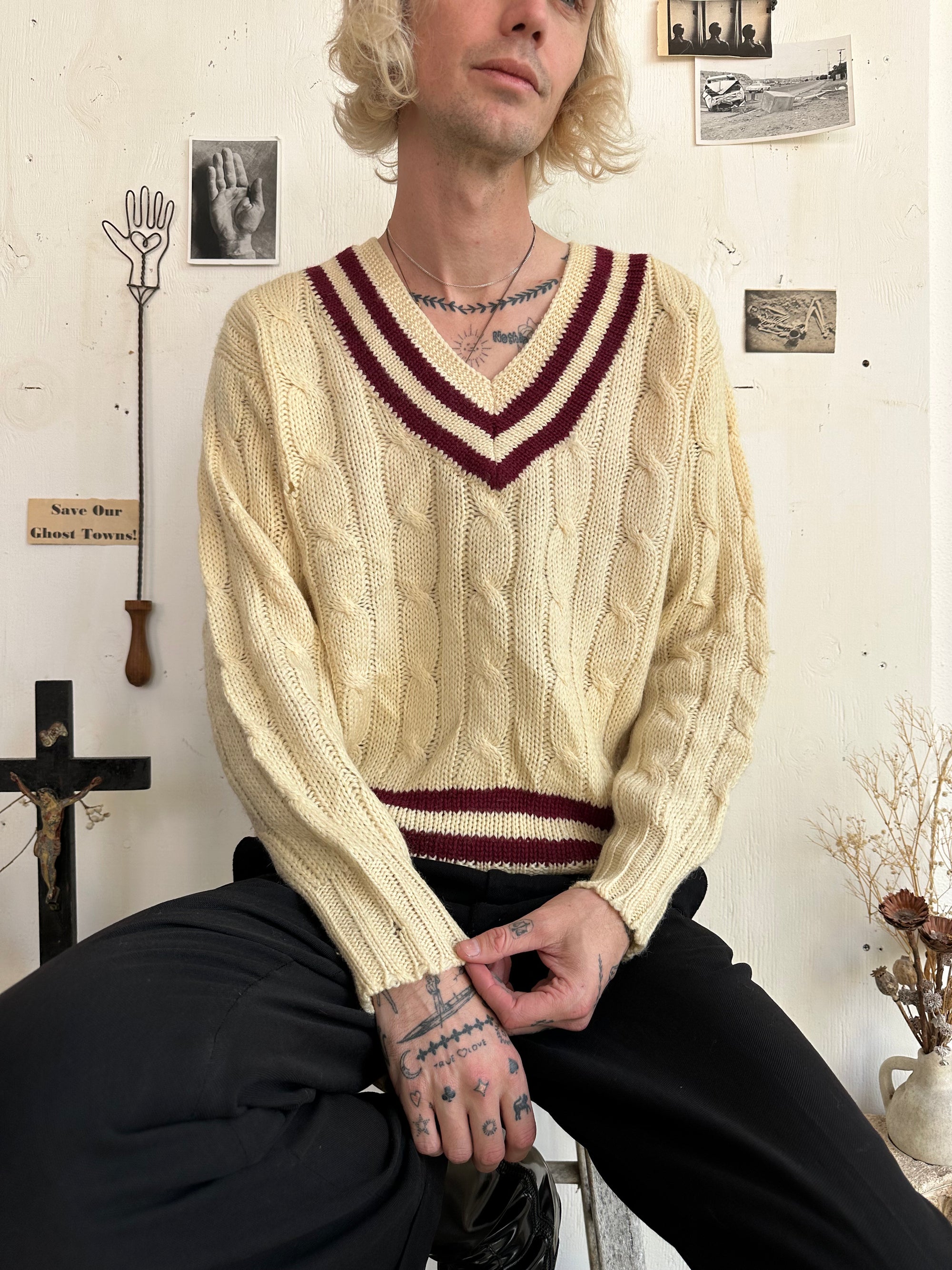 1960s Tennis Sweater