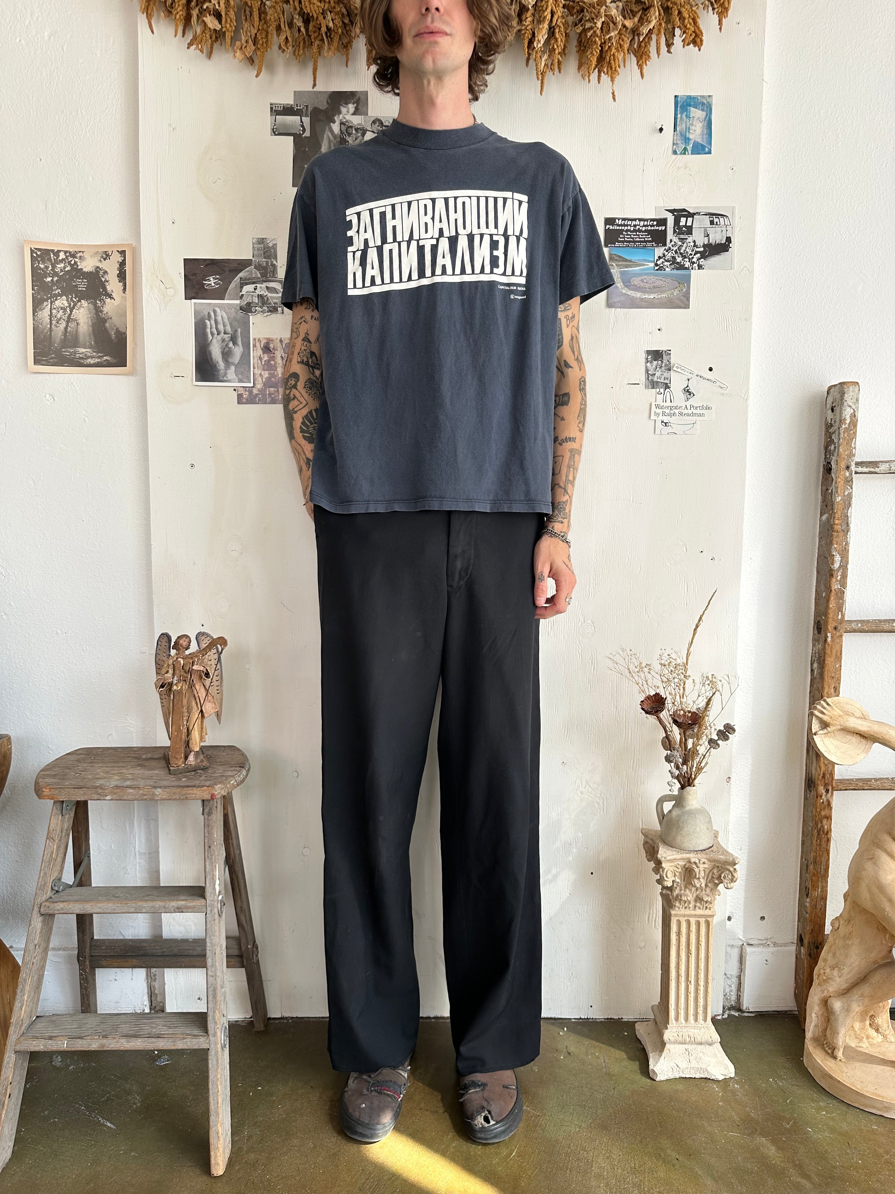 1980s Russian Capitalism Sucks T-Shirt (Boxy M/L)
