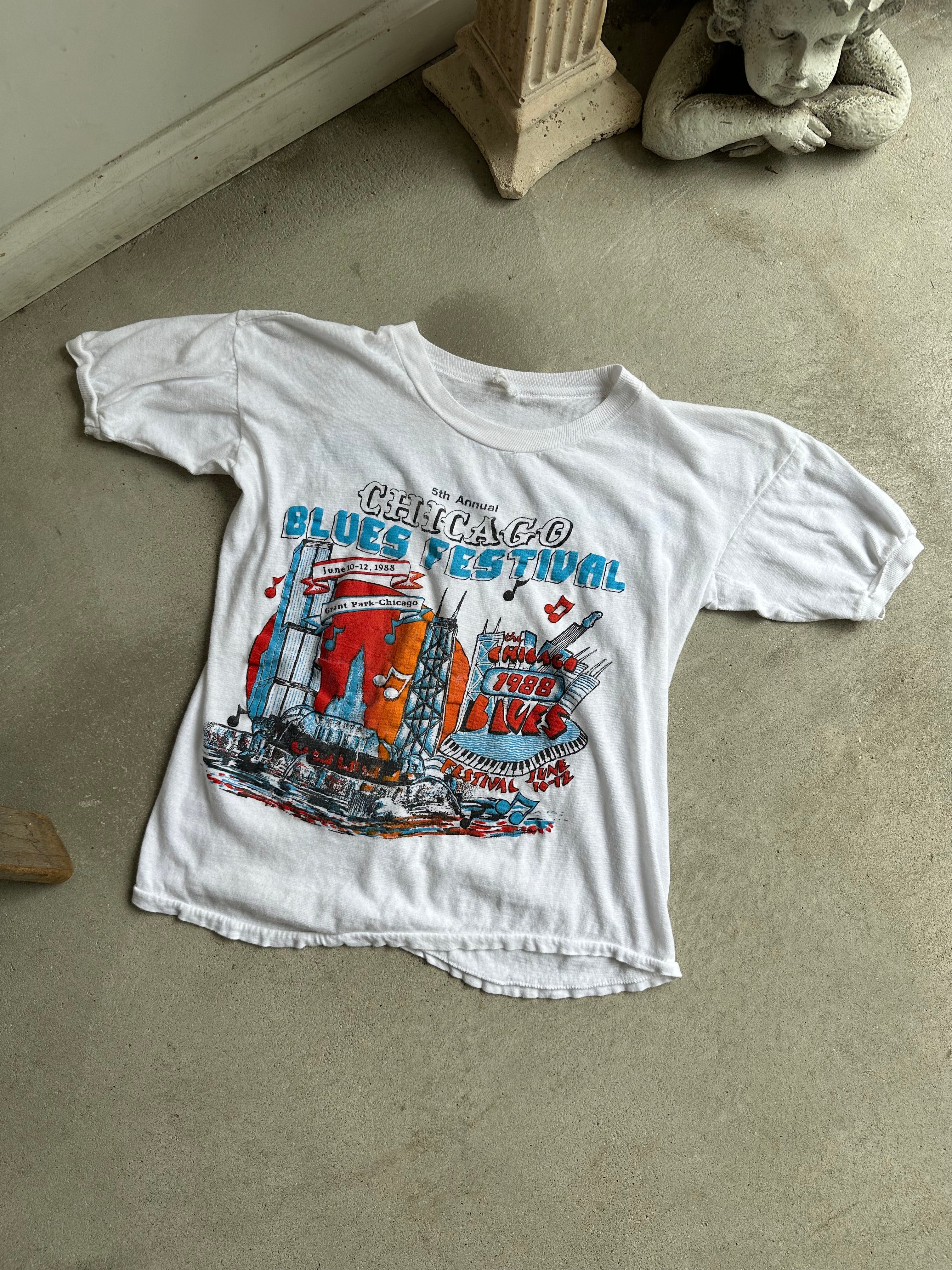 1988 Chicago Blues Festival Tee (Boxy M)