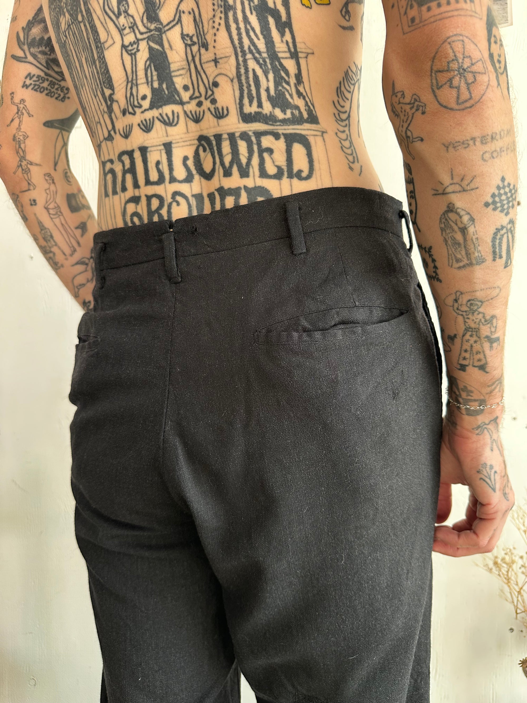 1960s Straight Leg Trousers