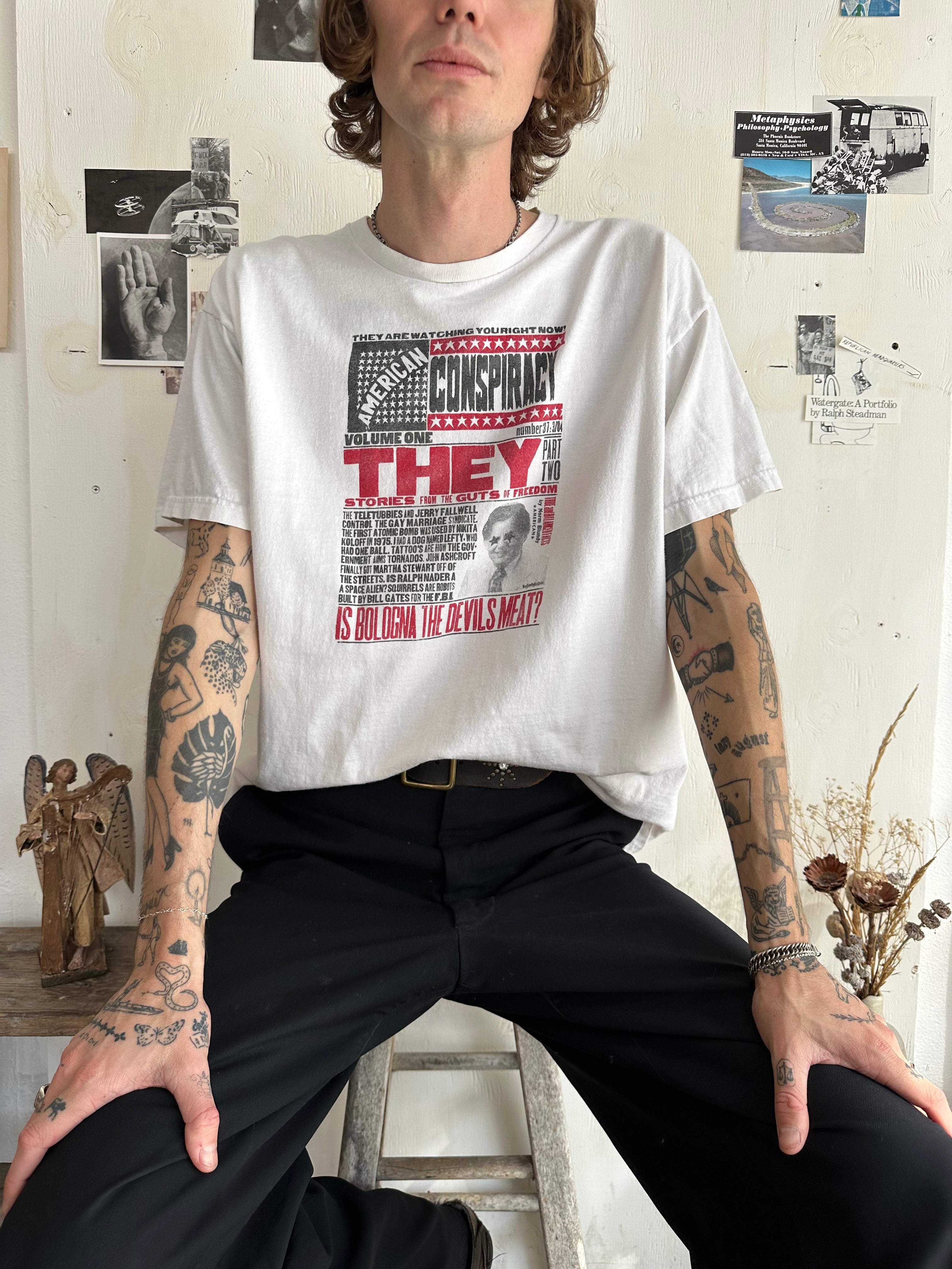 1990s American Conspiracy T-Shirt (XL)