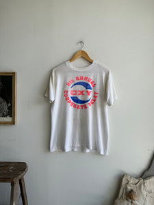 1980s Faded Oxy Corporation Tee (M/L)