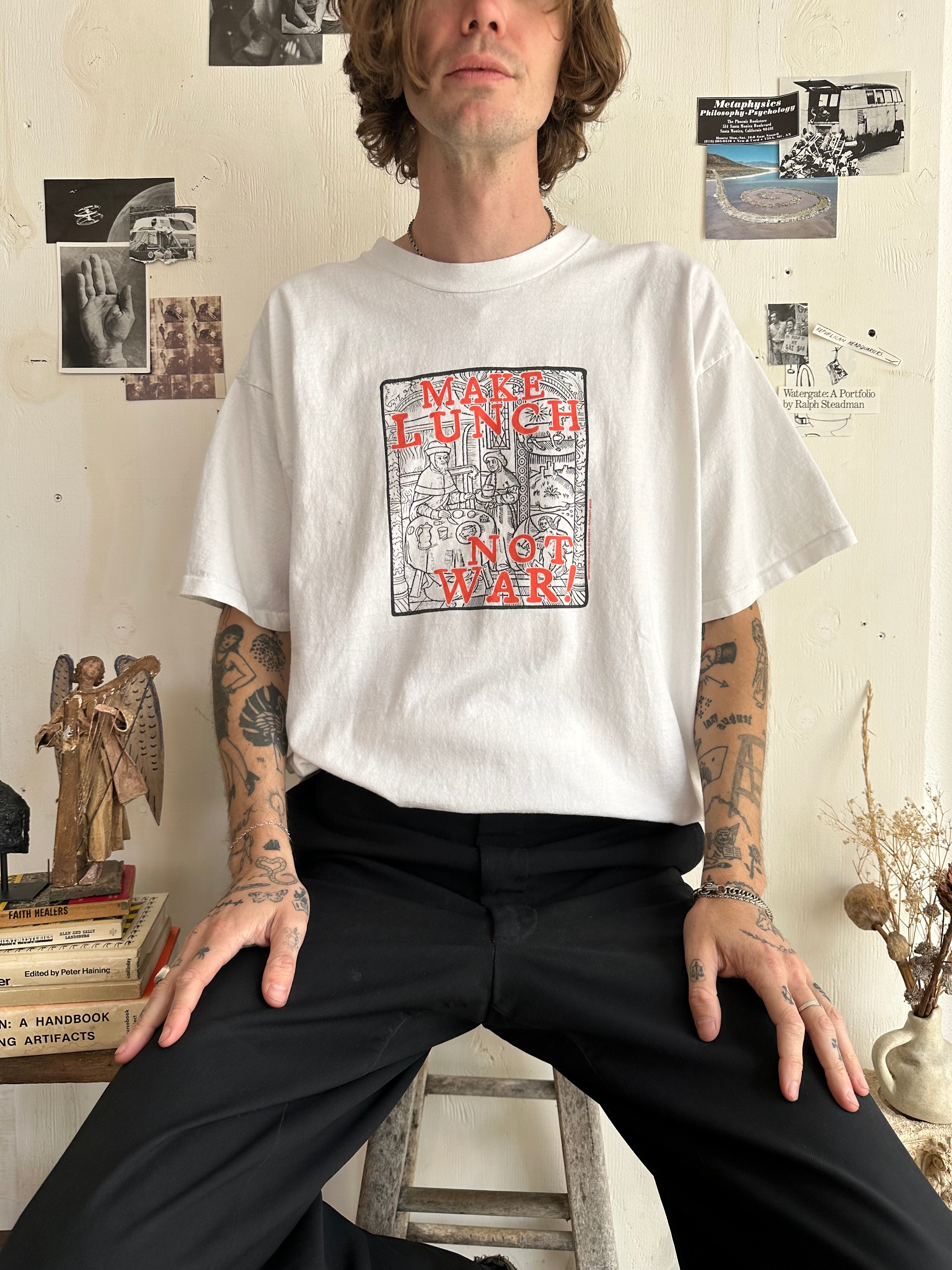 1990s Make Lunch Not War Tee (Boxy XL)