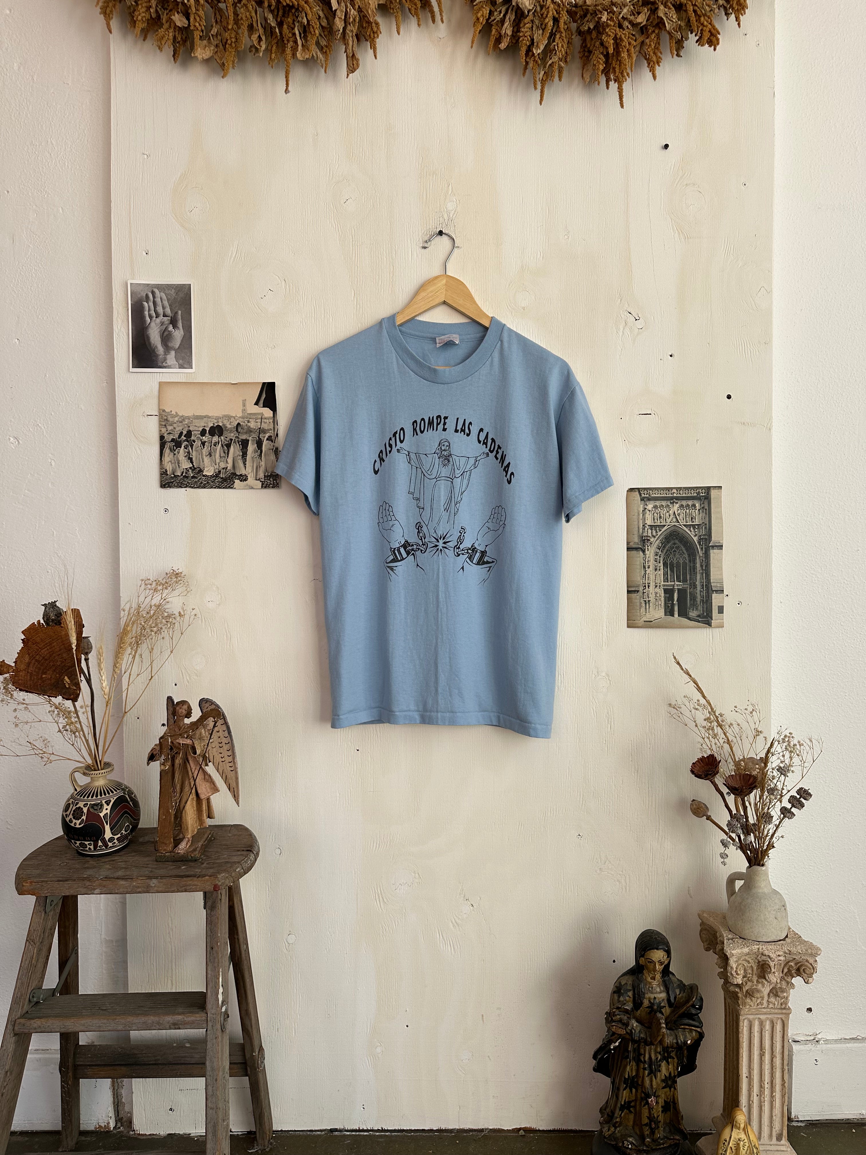 1990s Broken Chain Christ T-Shirt (M)