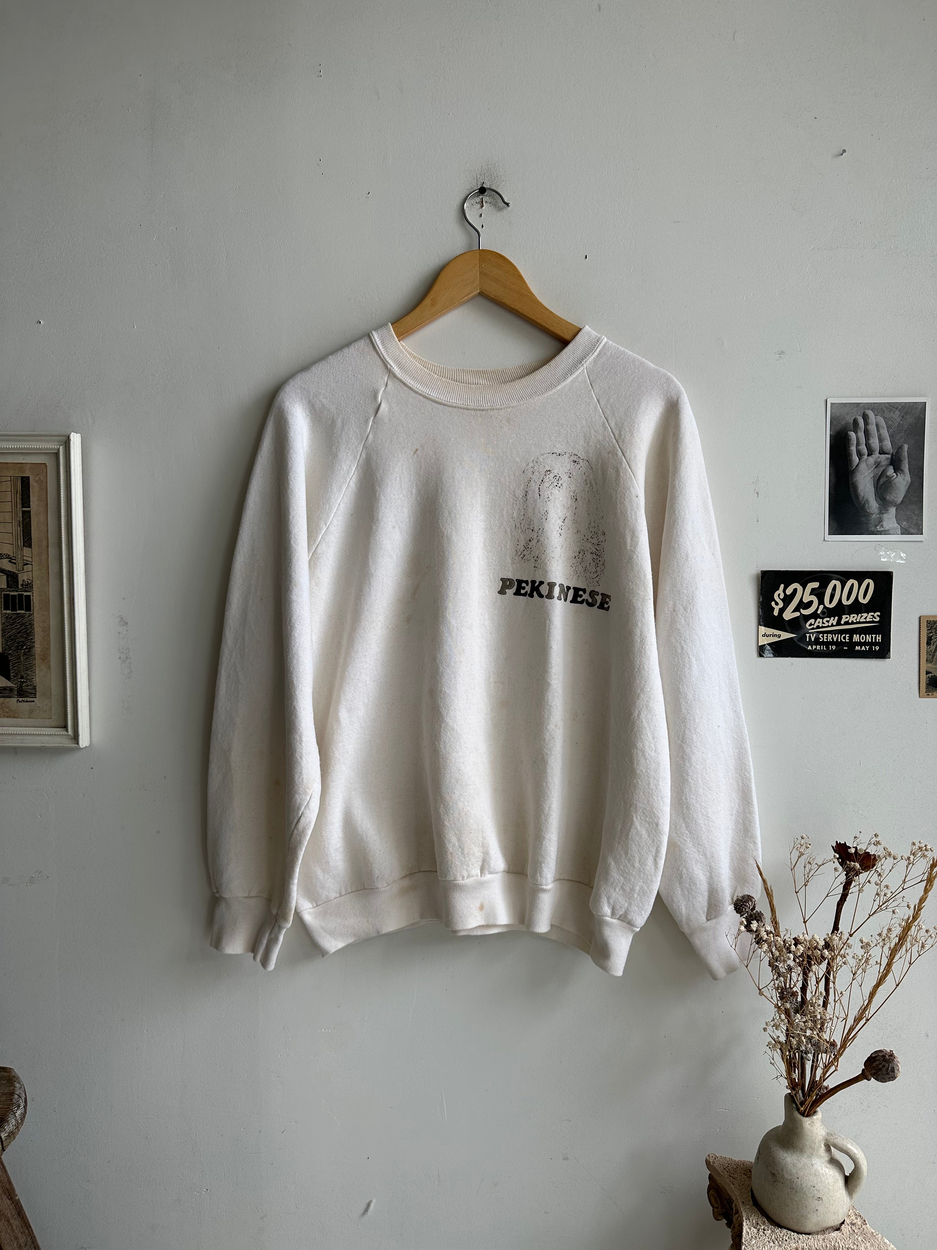 1990s Pekinese Sweatshirt (Boxy L)