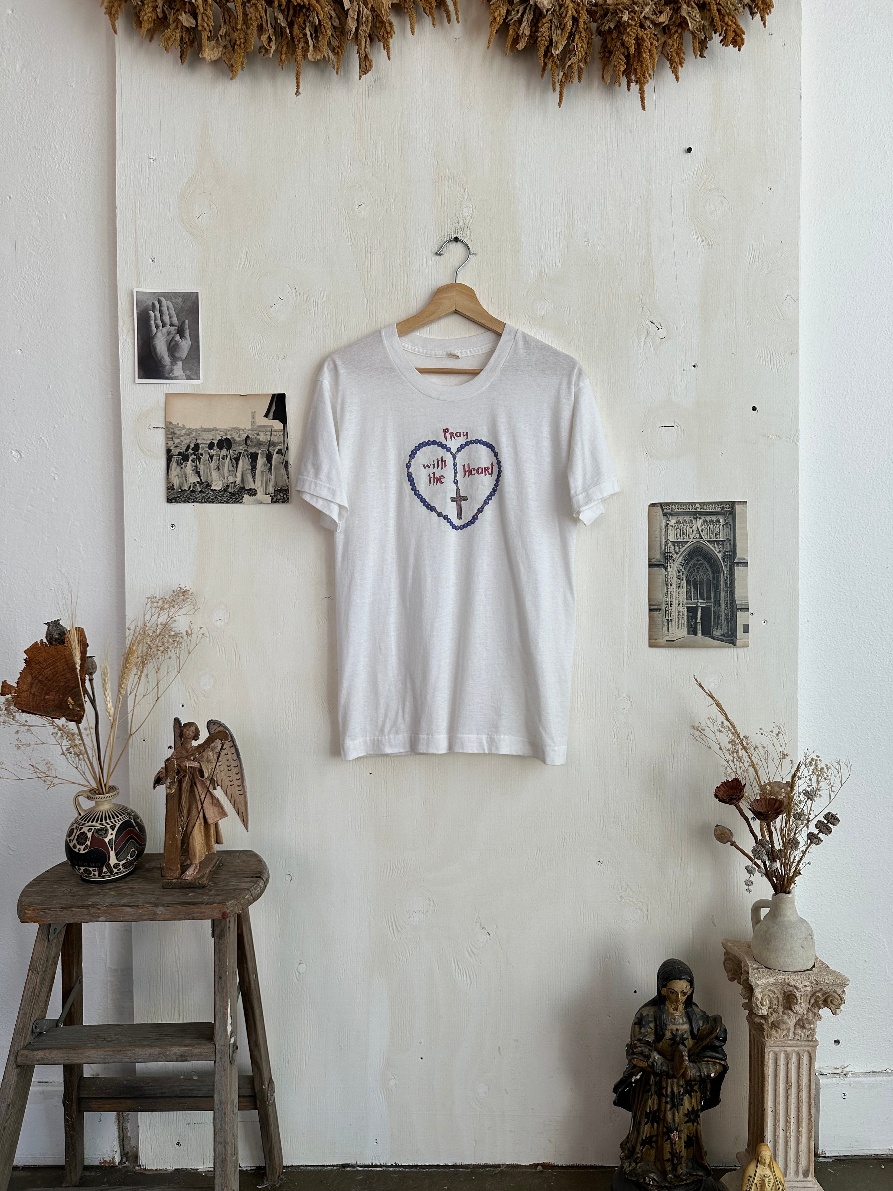 1980s Pray with the Heart T-Shirt (L)
