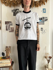 1990s Chevron Says T-Shirt (Boxy S/M)