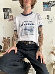 1980s Paper Thin Space Shuttle Columbia Ringer (M)