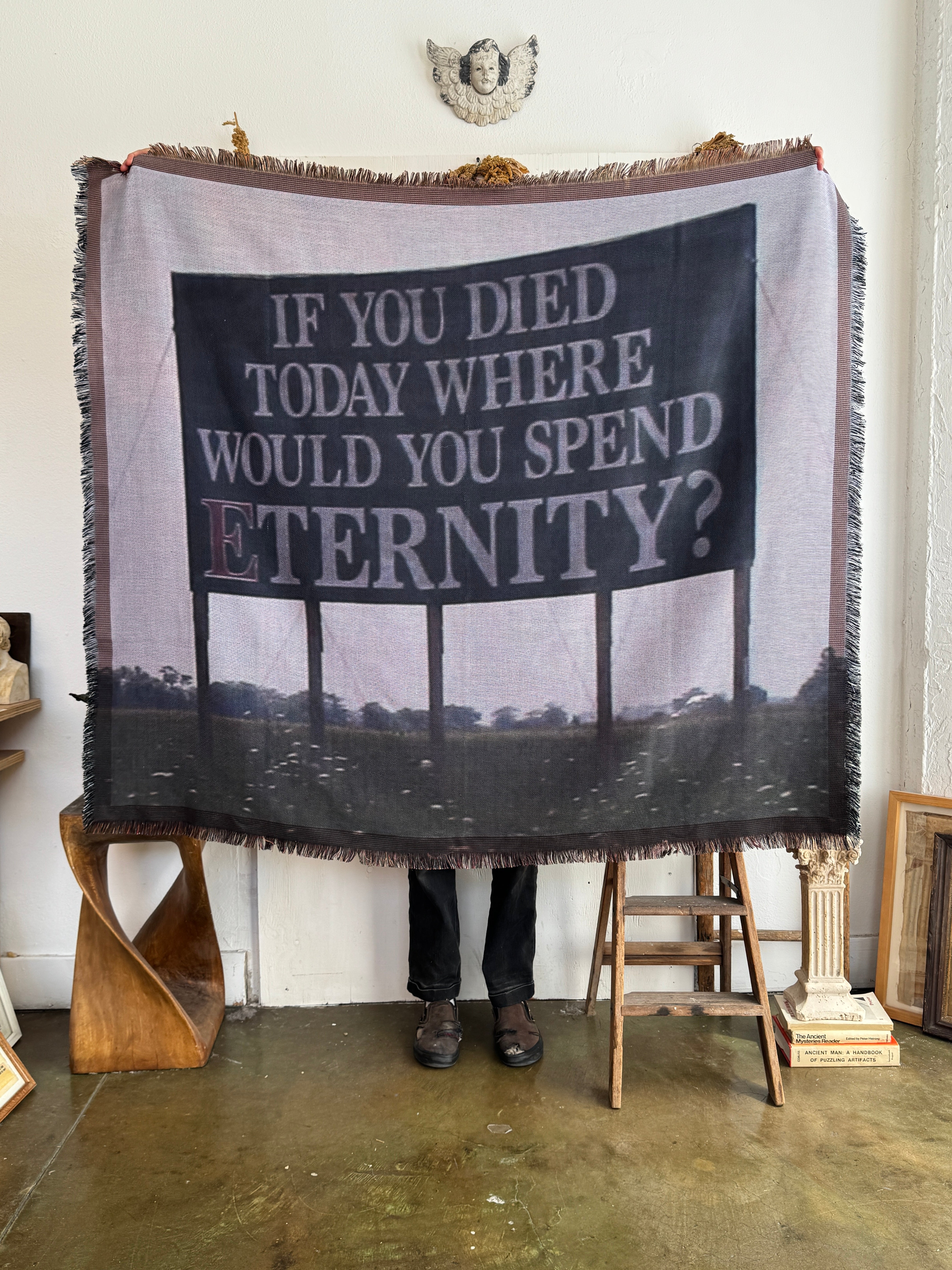 "Eternity" Jacquard Blanket/Tapestry (60" x 48")