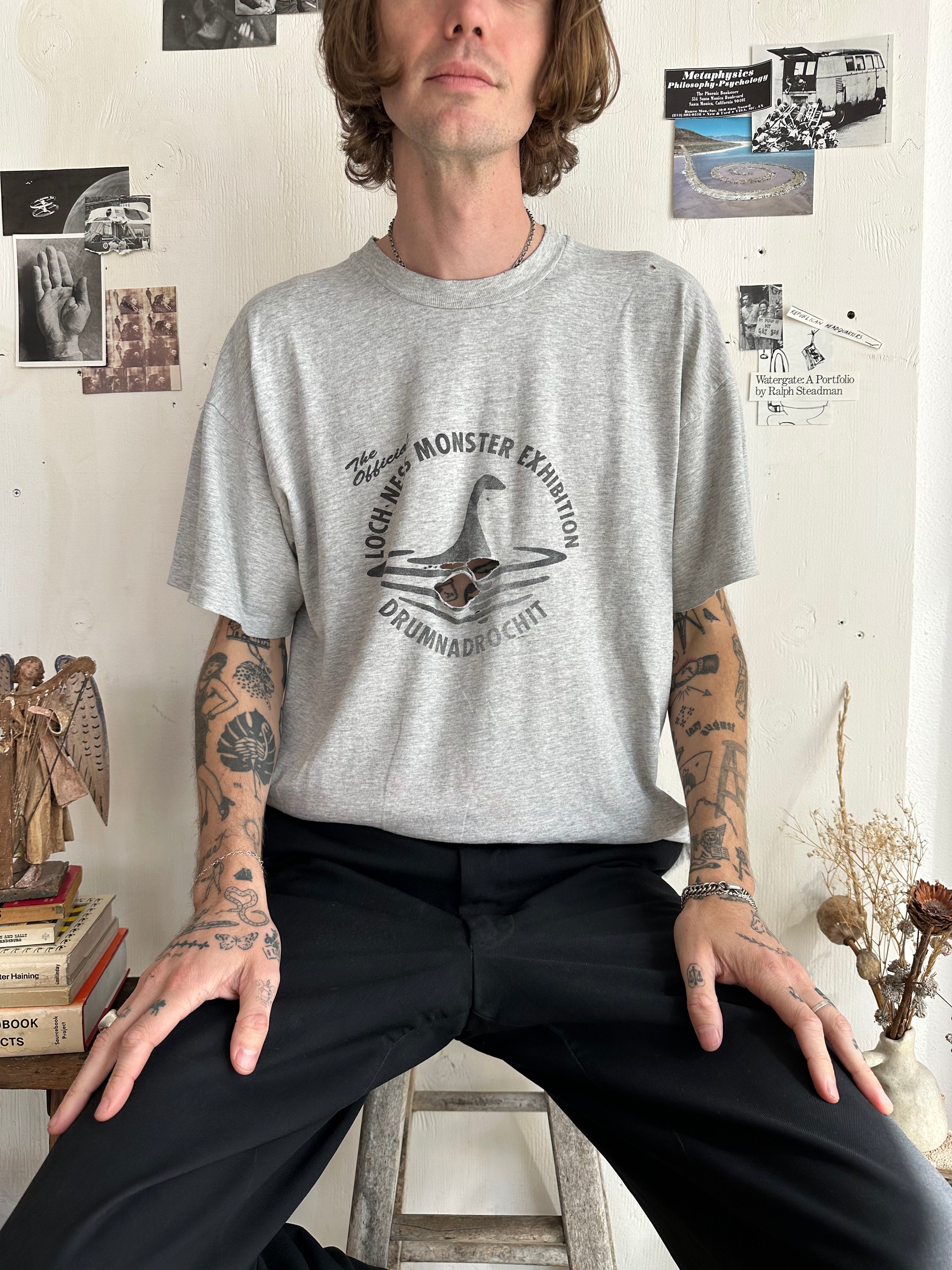 1990s Lochness Exhibition T-Shirt (Boxy L/XL)
