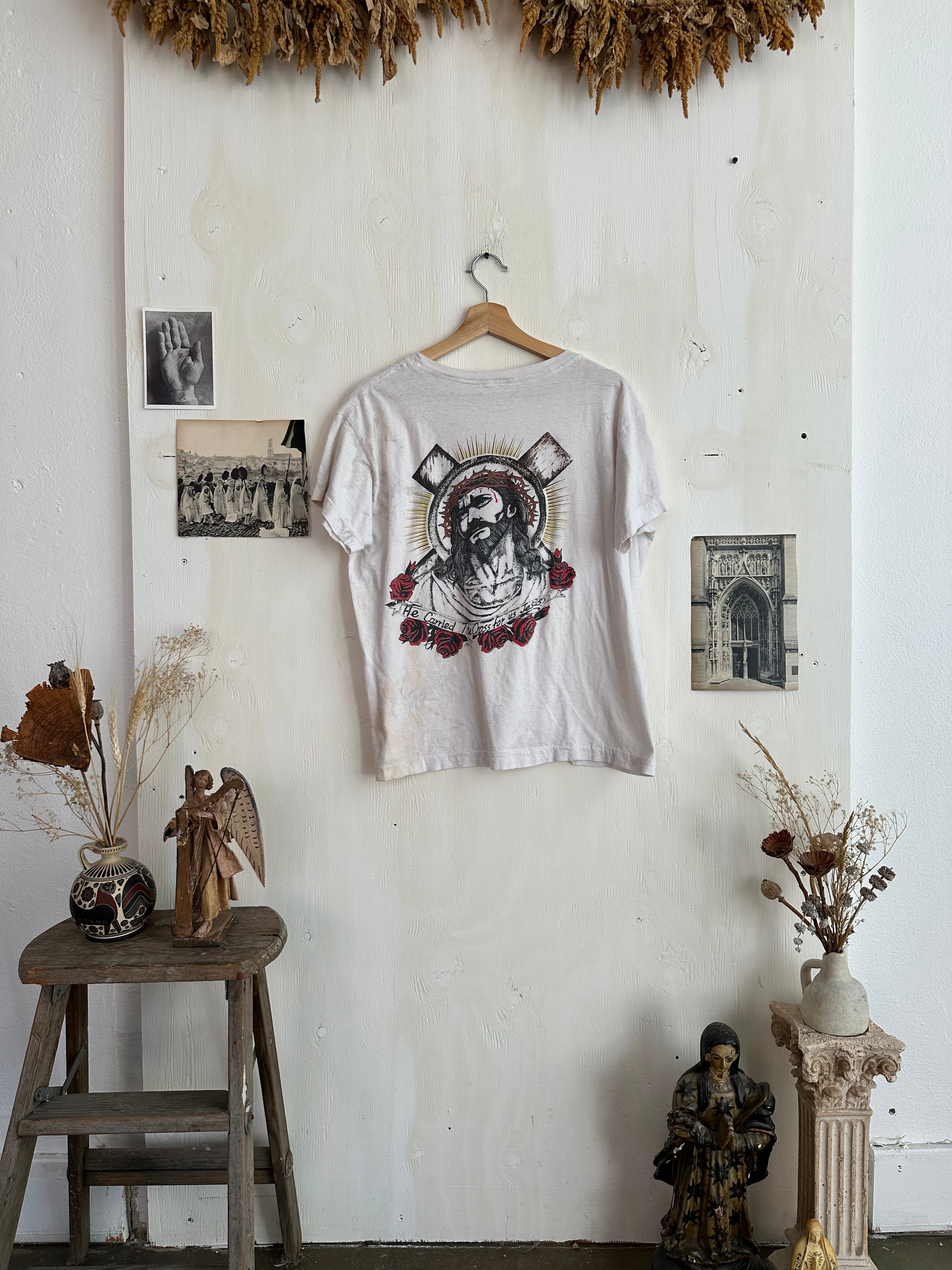 1980s Carried the Cross Tee (Boxy M)